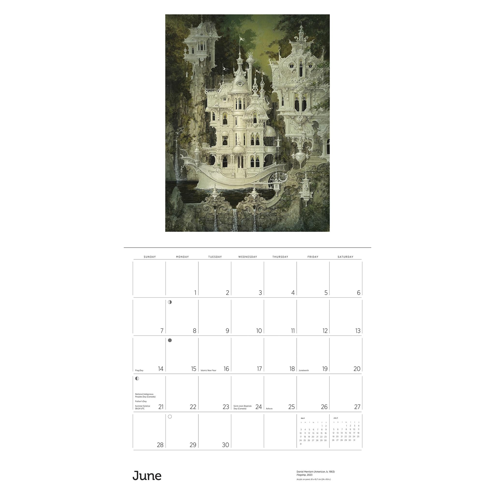 Art Of Daniel Merriam 2026 Wall Calendar - Online Only