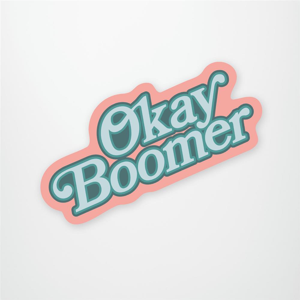 Okay Boomer Vinyl Sticker