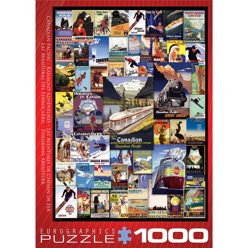 Canadian Pacific Railroad Adventures Jigsaw Puzzle (1000 Piece) - Online Exclusive