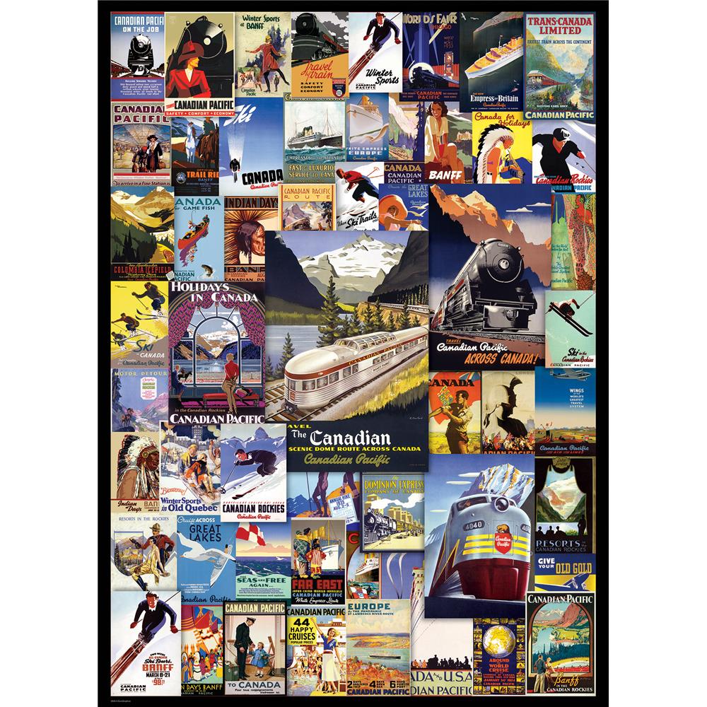 Canadian Pacific Railroad Adventures Jigsaw Puzzle (1000 Piece) - Online Exclusive