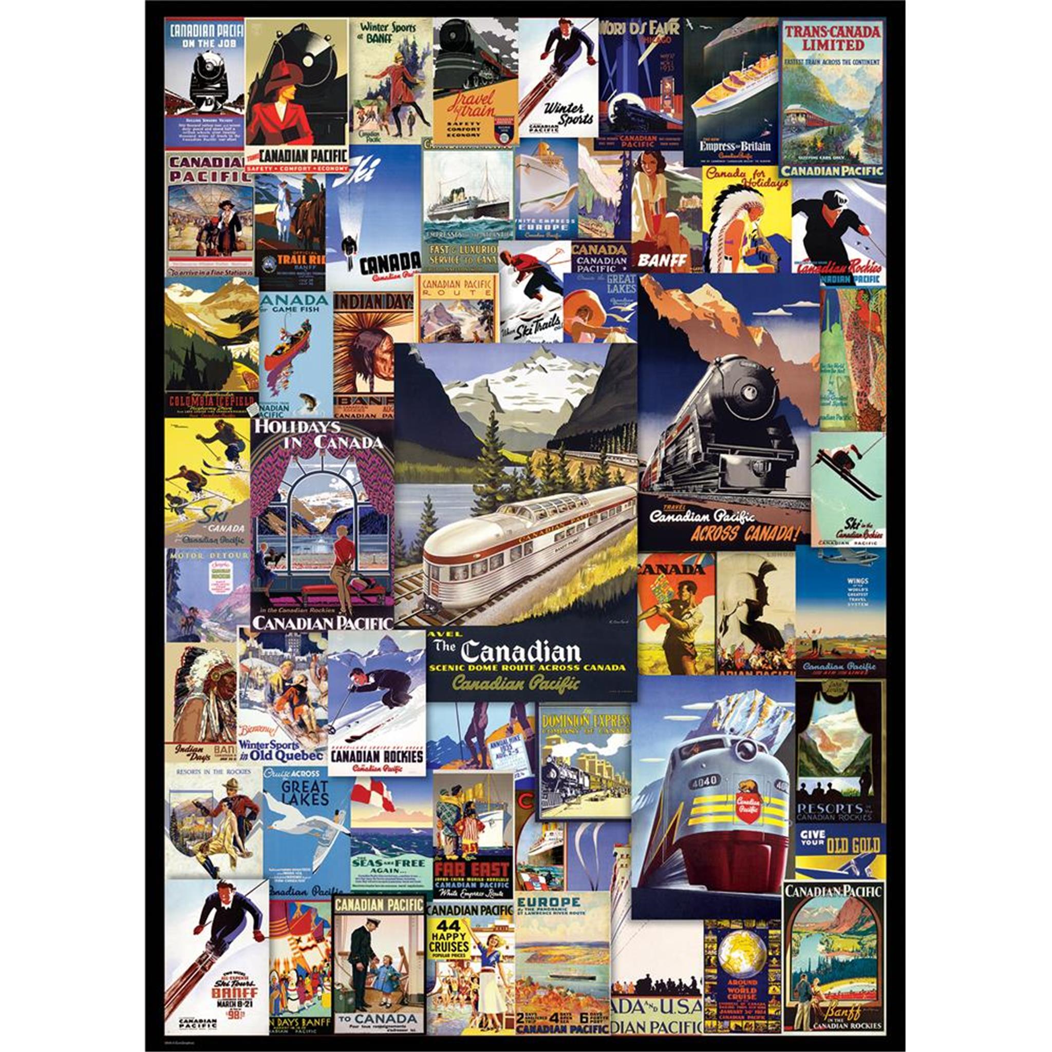 Canadian Pacific Railroad Adventures 1000 Piece Puzzle - Online Exclusive
