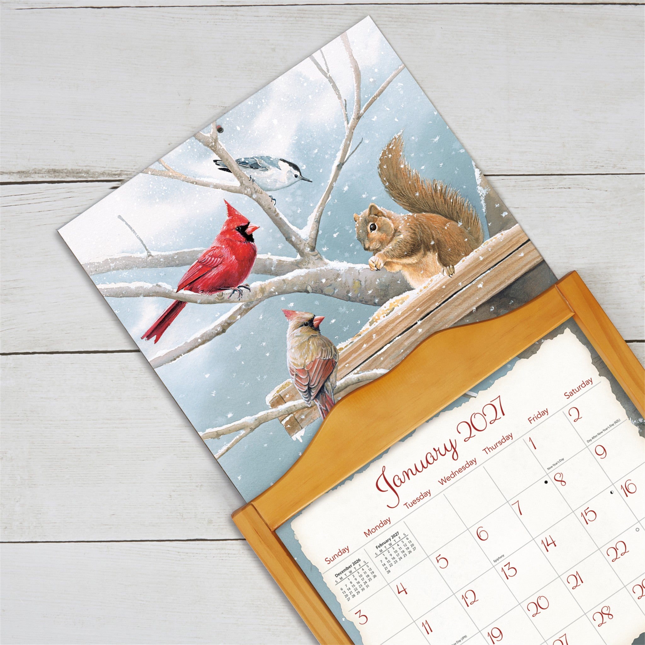 Songbirds 2027 Wall Calendar