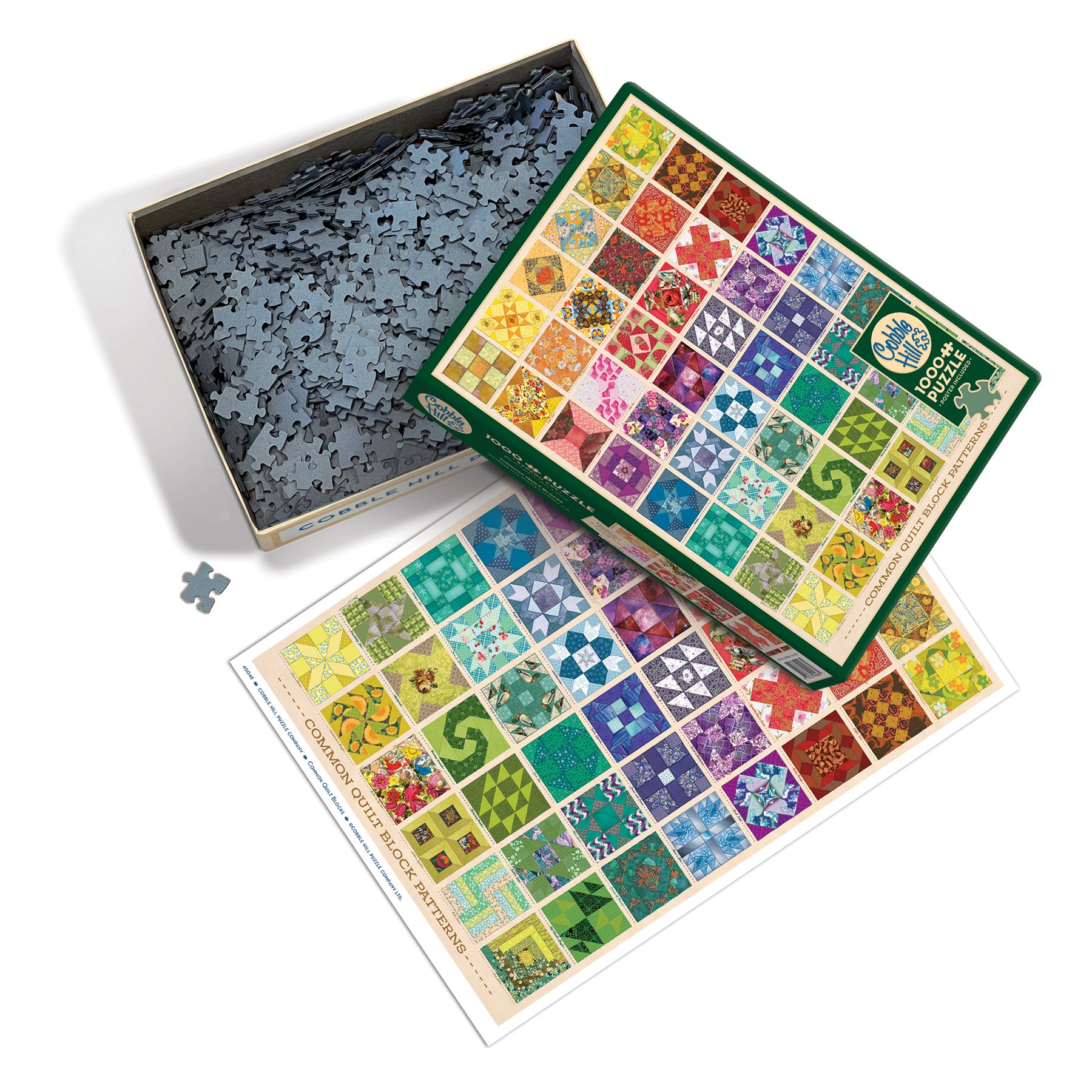 Common Quilt Blocks 1000 Piece Puzzle