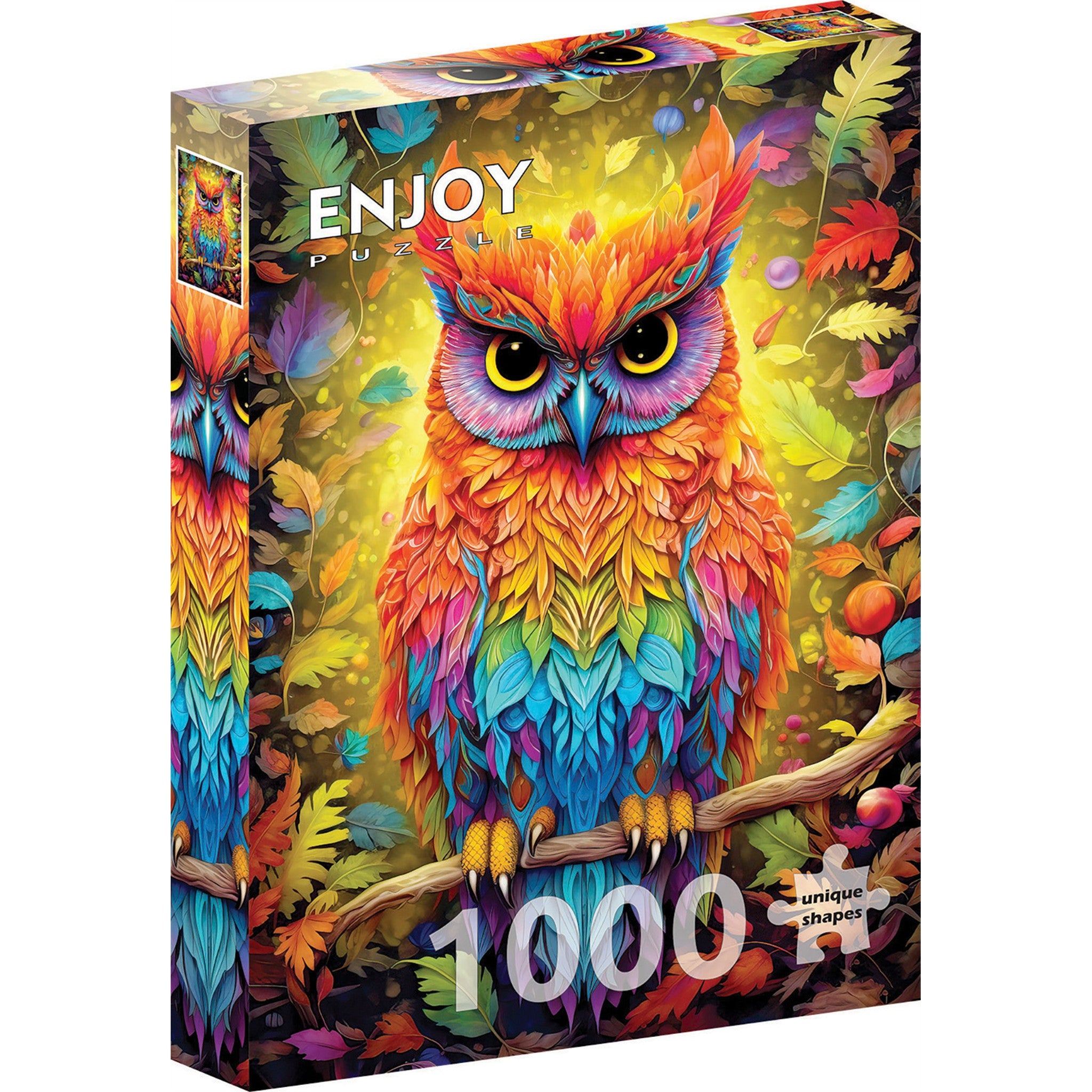 Autumnal Owl 1000 Piece Puzzle - Online Only