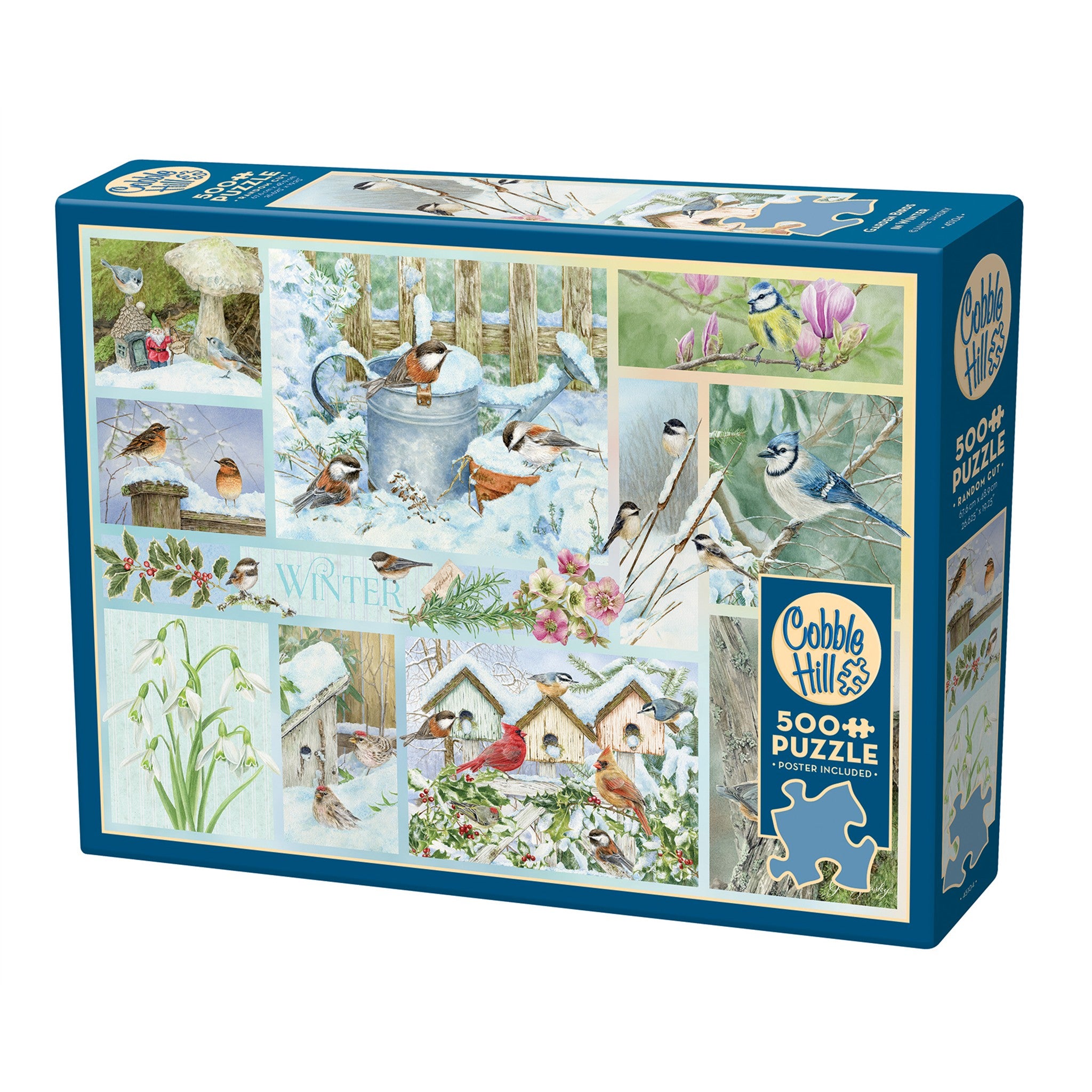 Garden Birds in Winter 500 Piece Puzzle