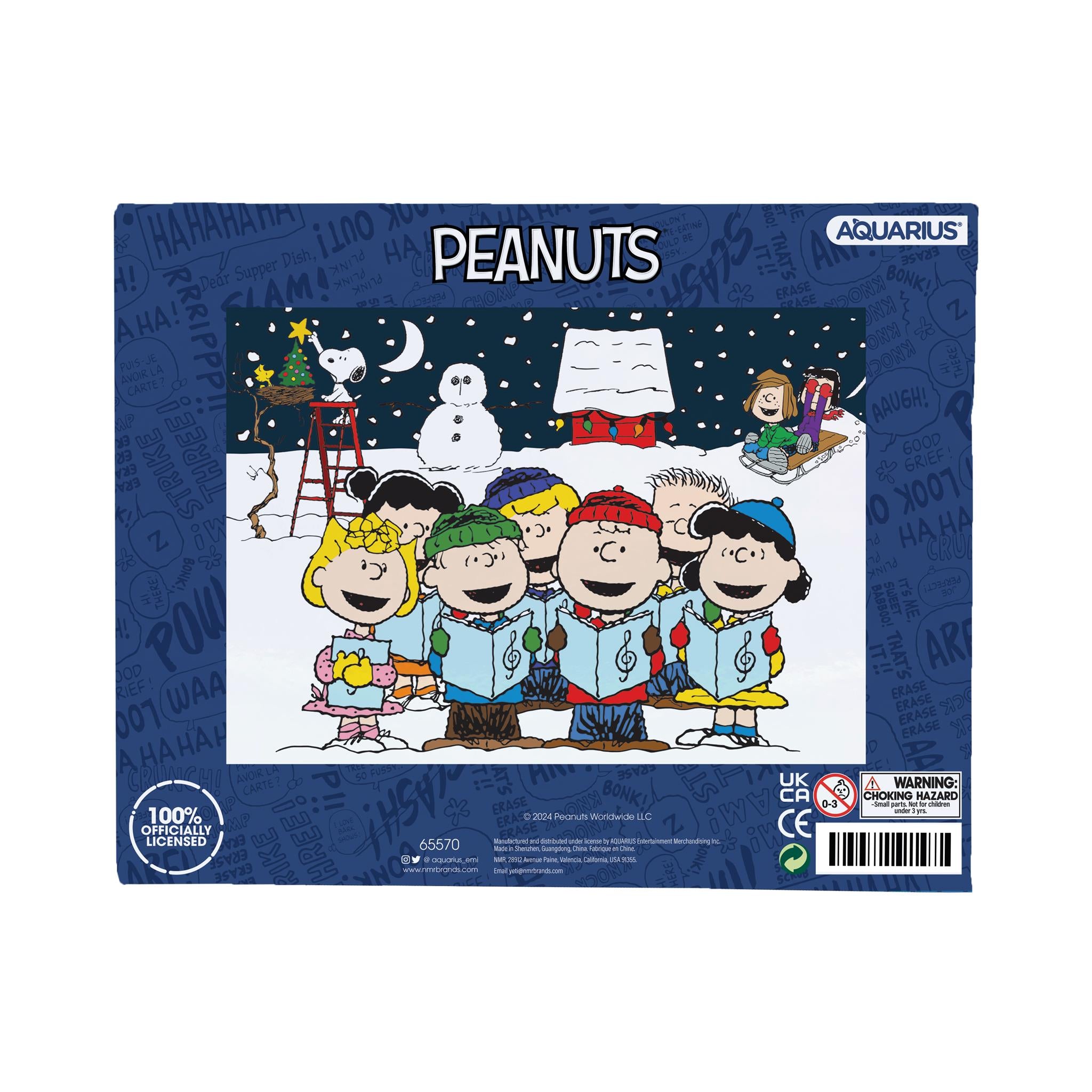 Peanuts Singing Hymns Glitter Snow 1000 Piece Puzzle