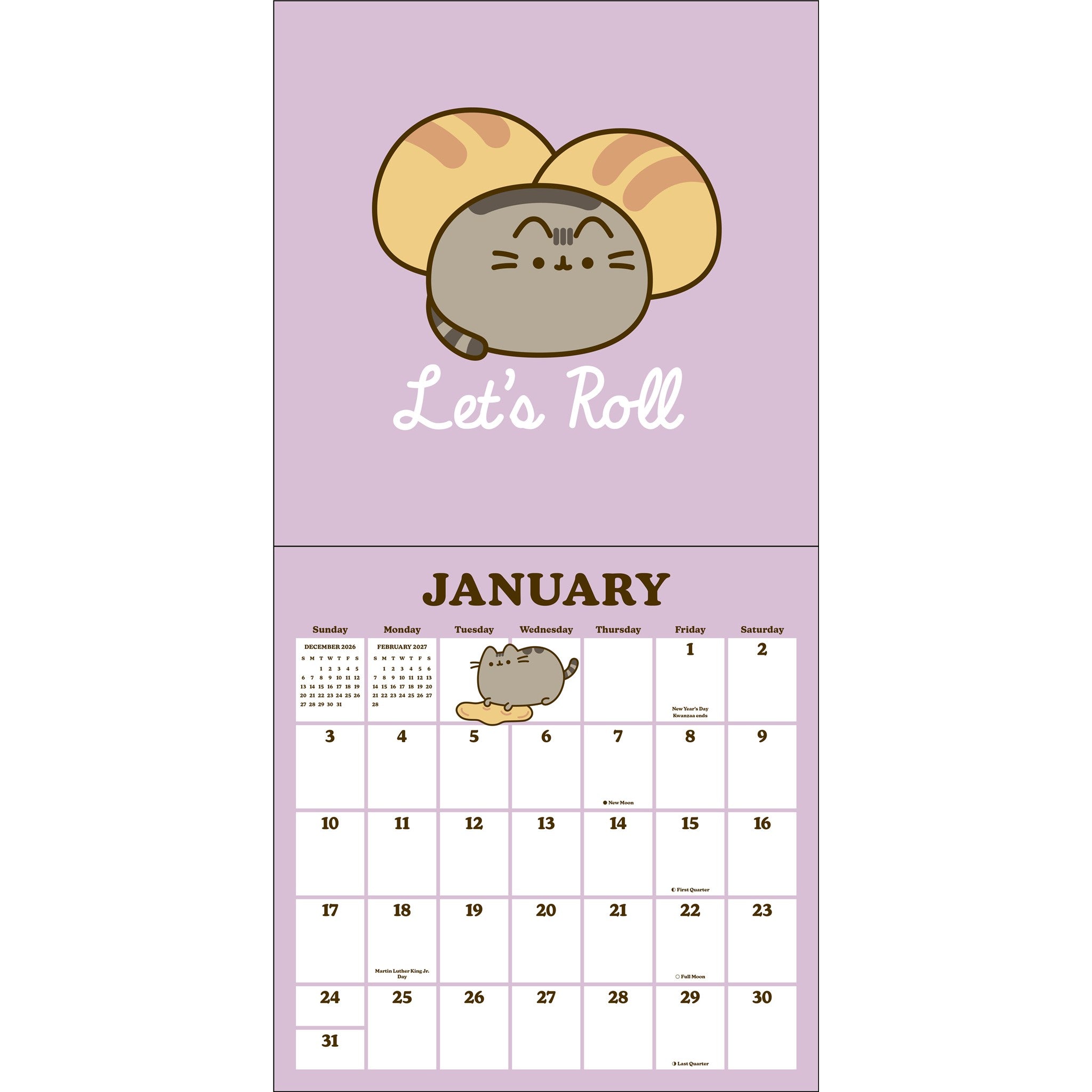 Pusheen 2027 Wall Calendar