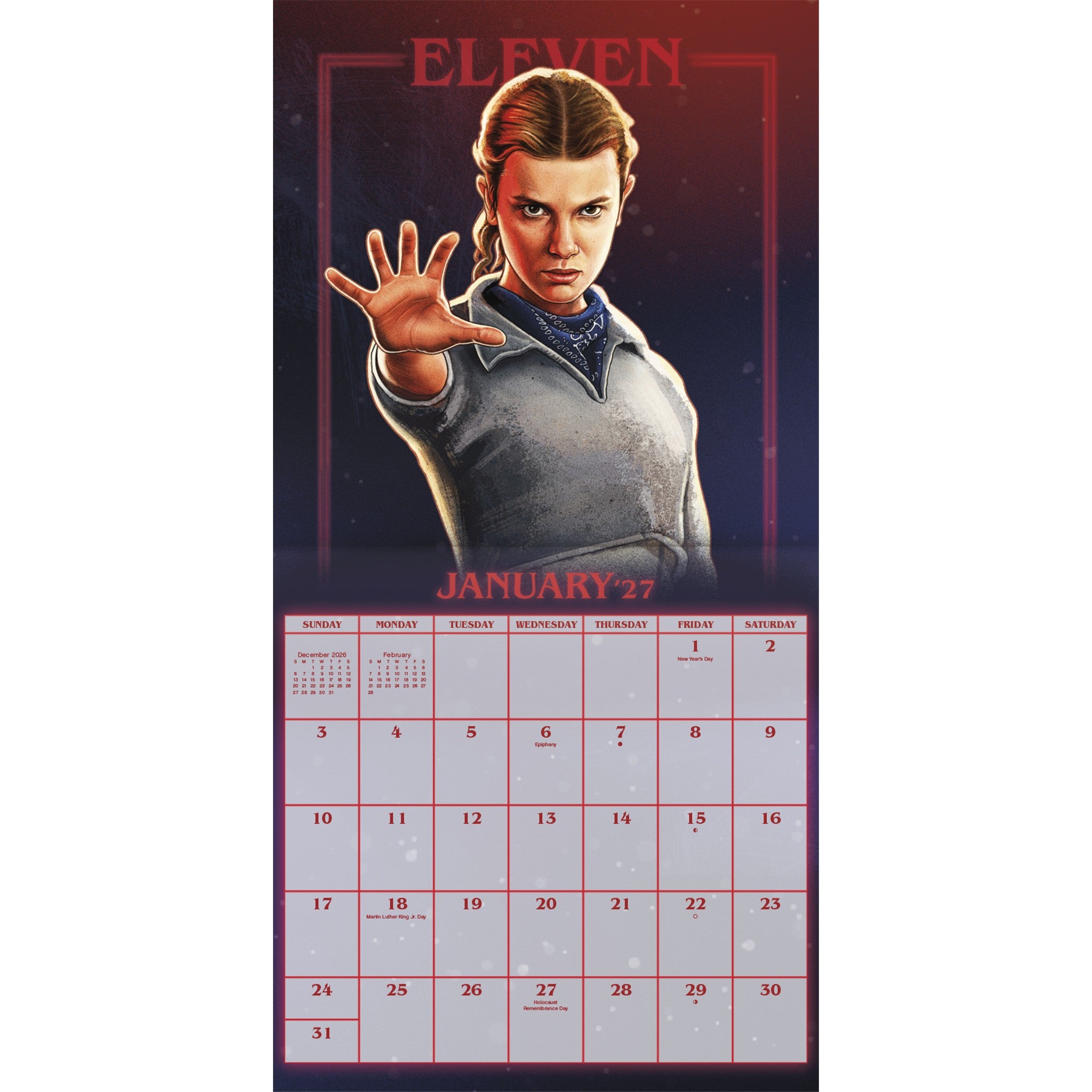 Stranger Things 2027 Mini Calendar