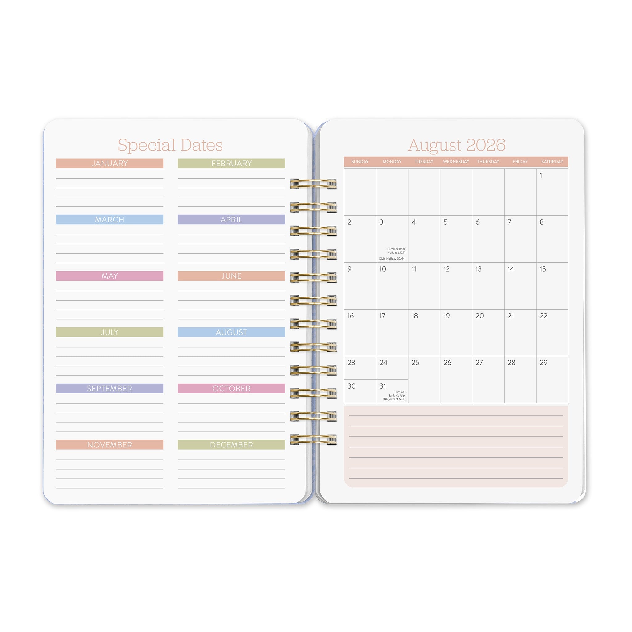 Bella Flora Do It All 2026-2027 Engagement Calendar