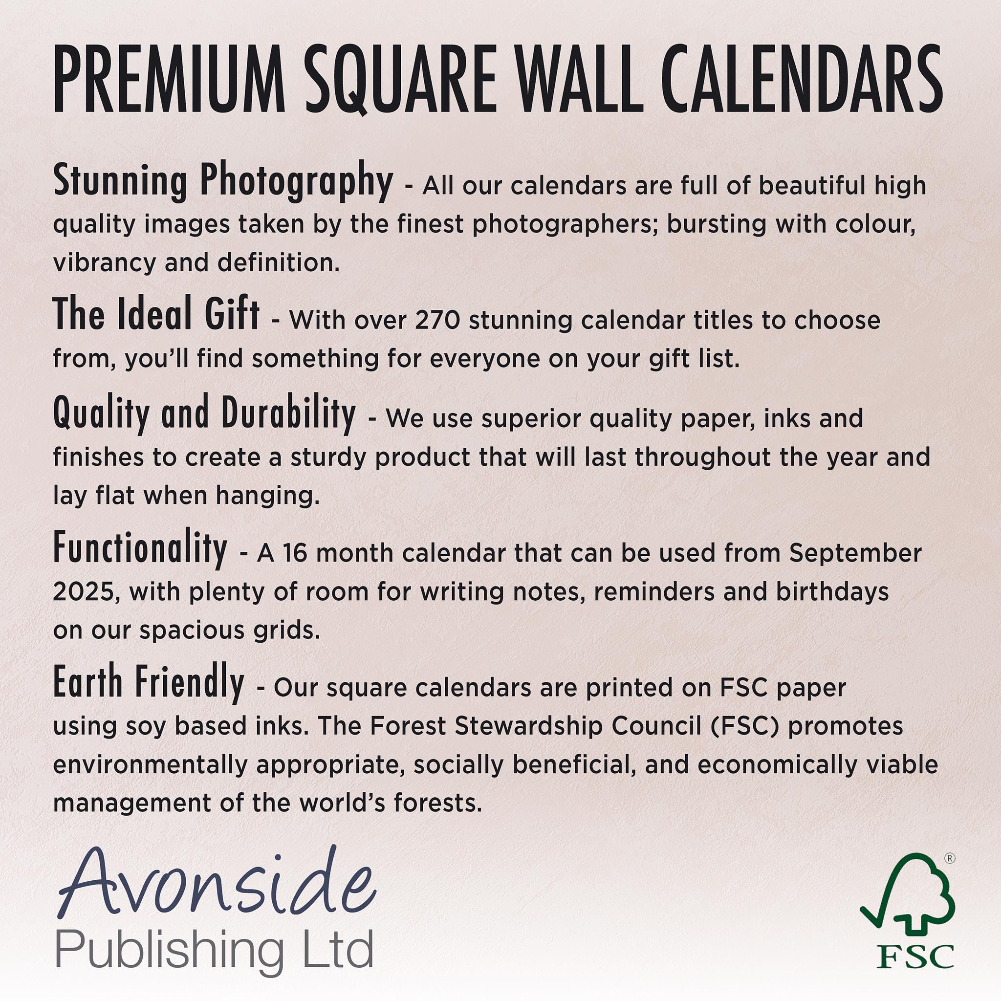 Orchids 2026 Wall Calendar