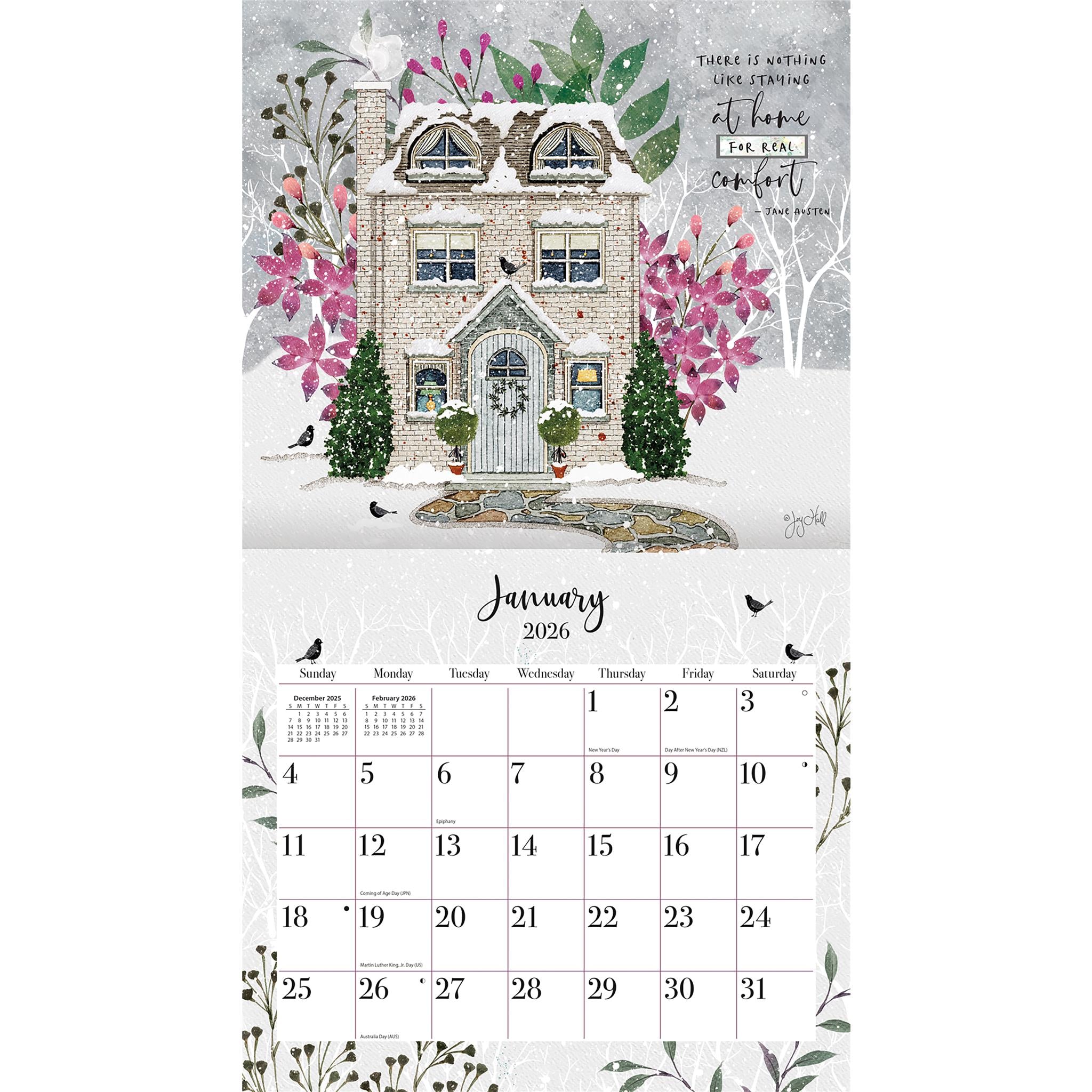 Bless This Home 2026 Deluxe Wall Calendar - Online Only