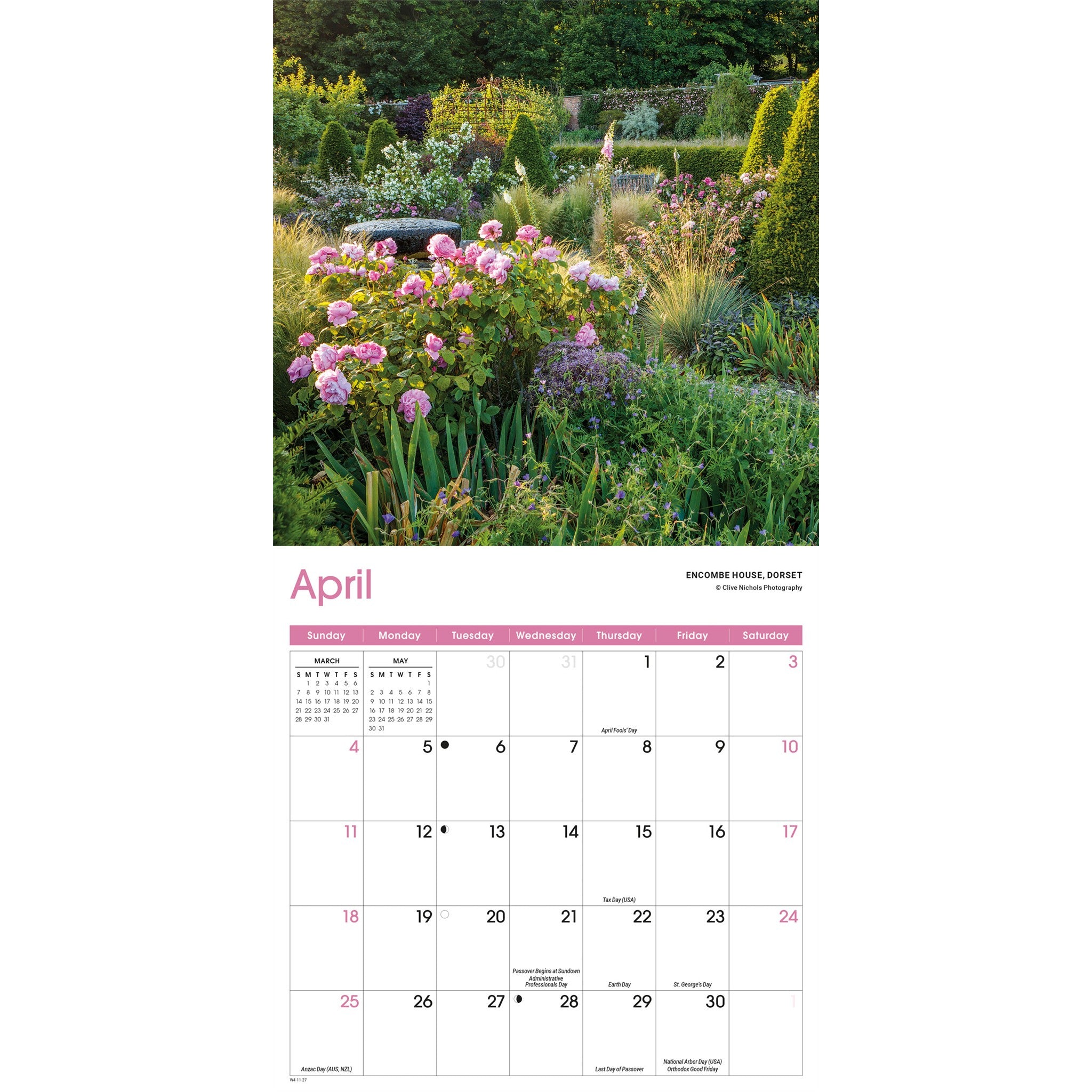 Gardens 2027 Mini Calendar