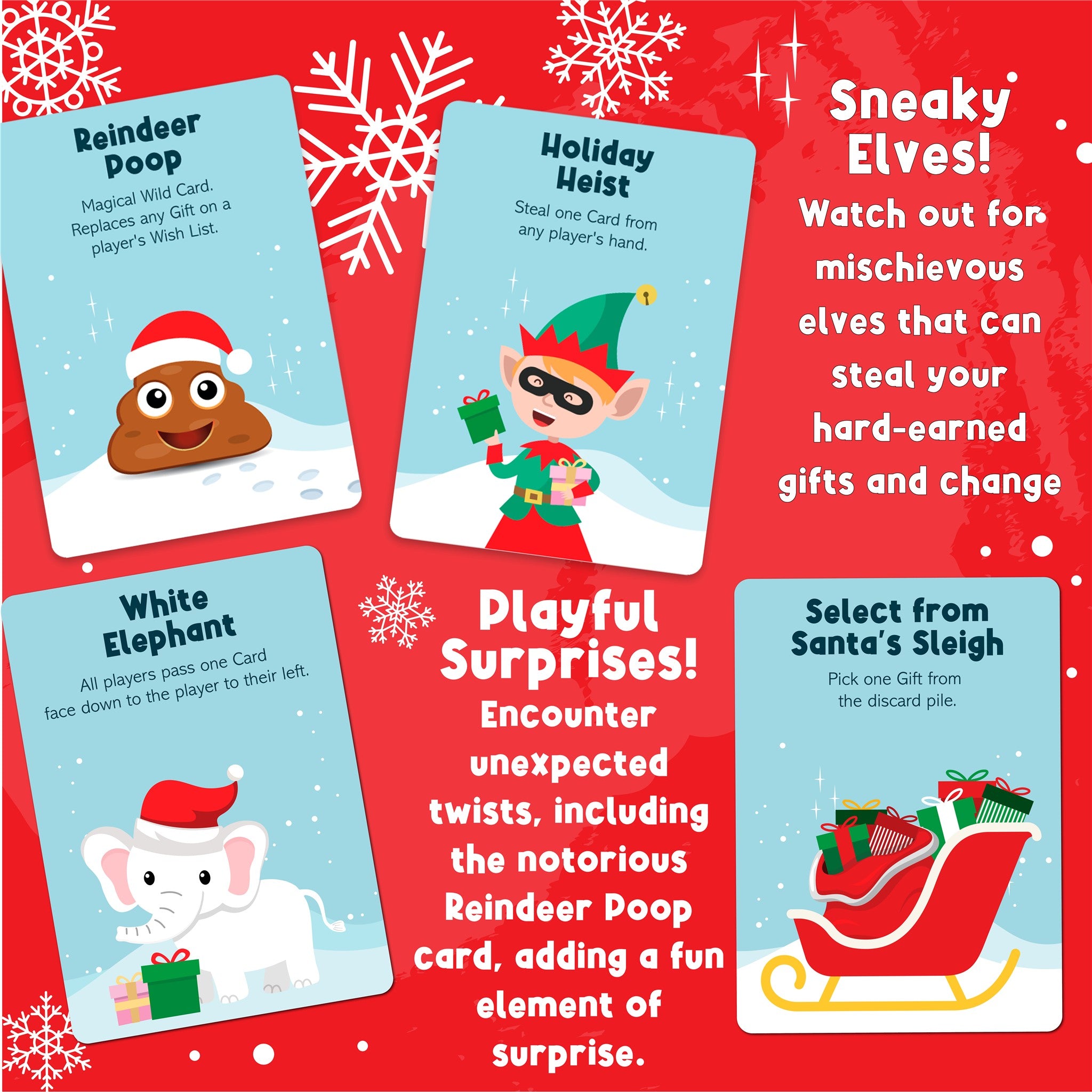 Reindeer Poop Card Game