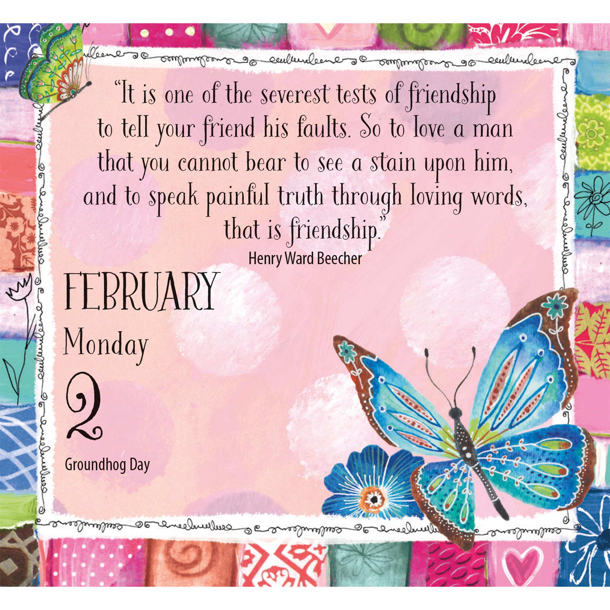 For A Dear Friend 2026 Small Box Calendar