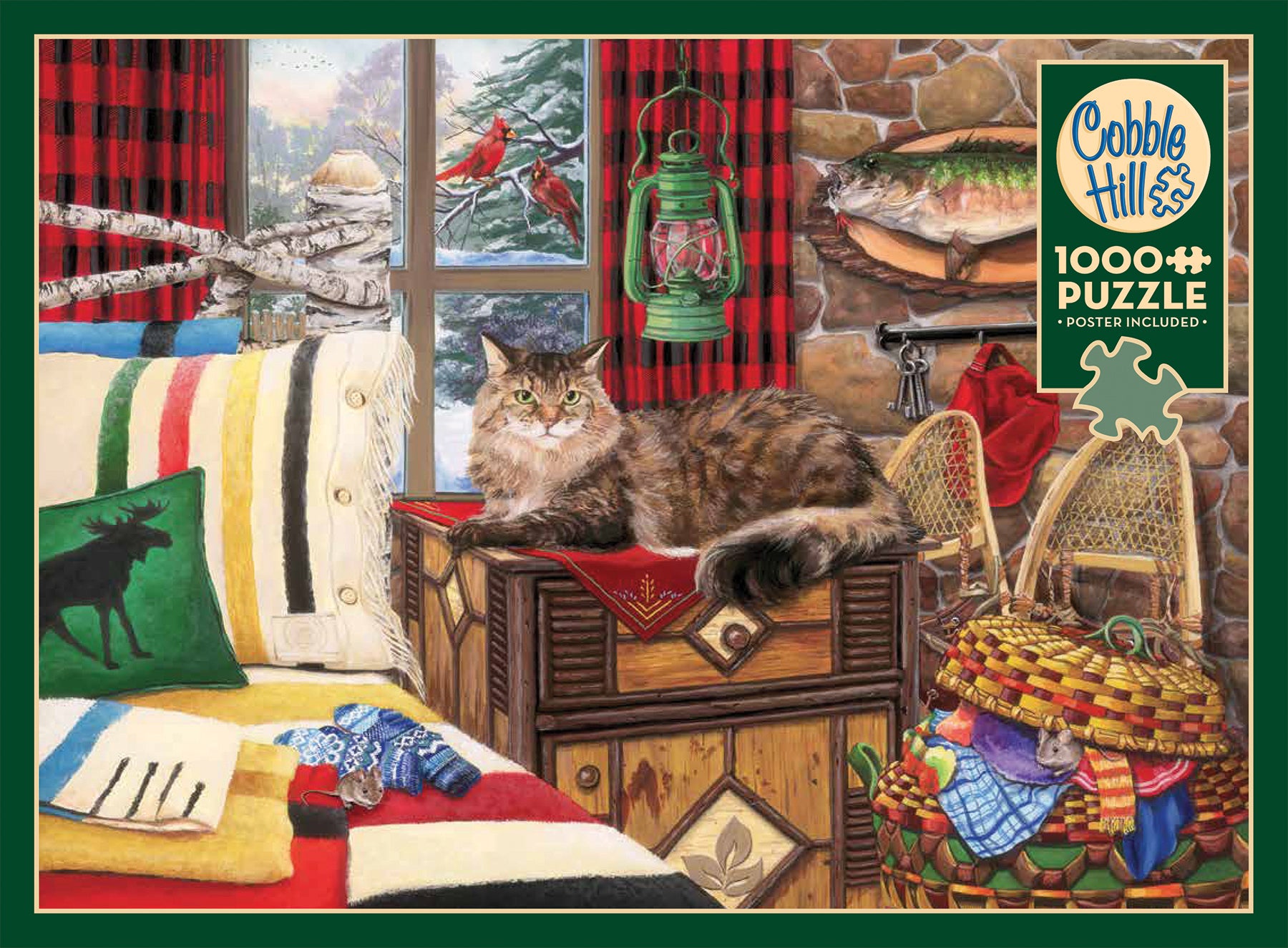 Lodge Cat Exclusive 1000 Piece Puzzle