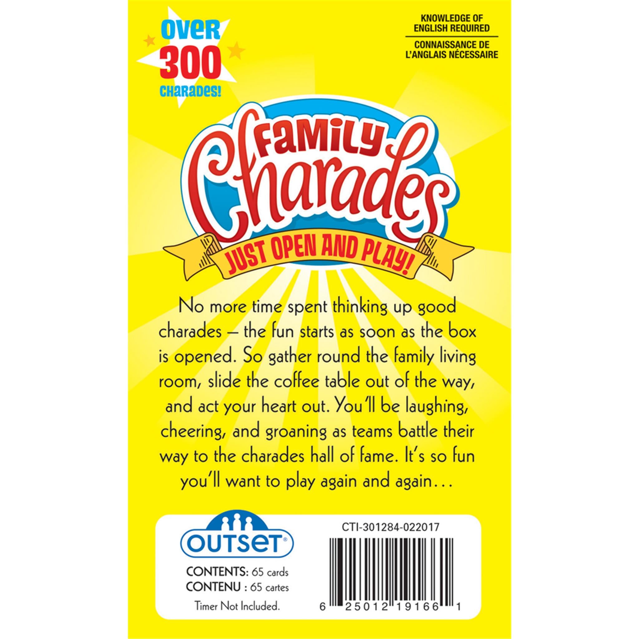 Family Charades - Calendar Club Canada