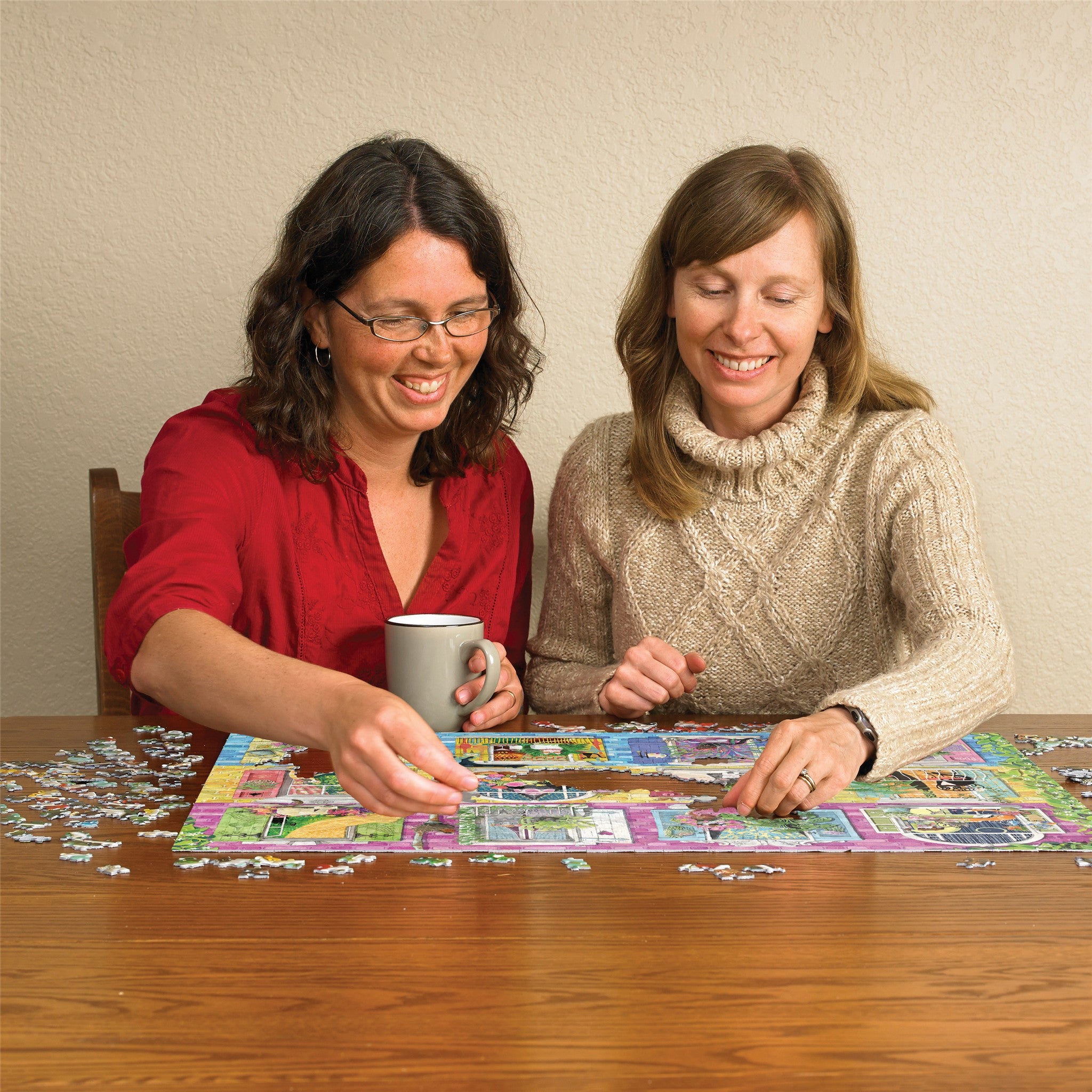 Living with Cattitude 500 Piece Puzzle