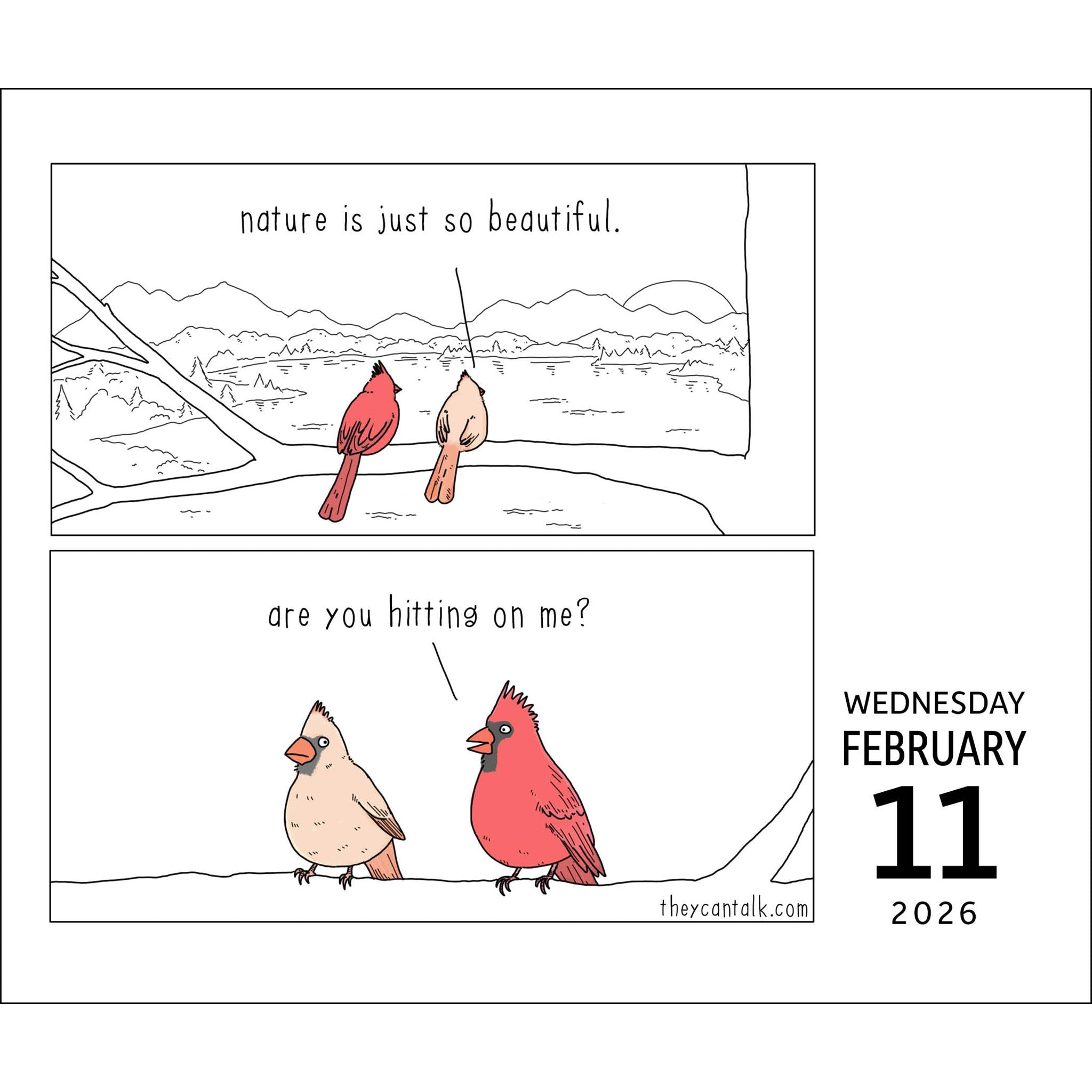 They Can Talk Comics 2026 Box Calendar
