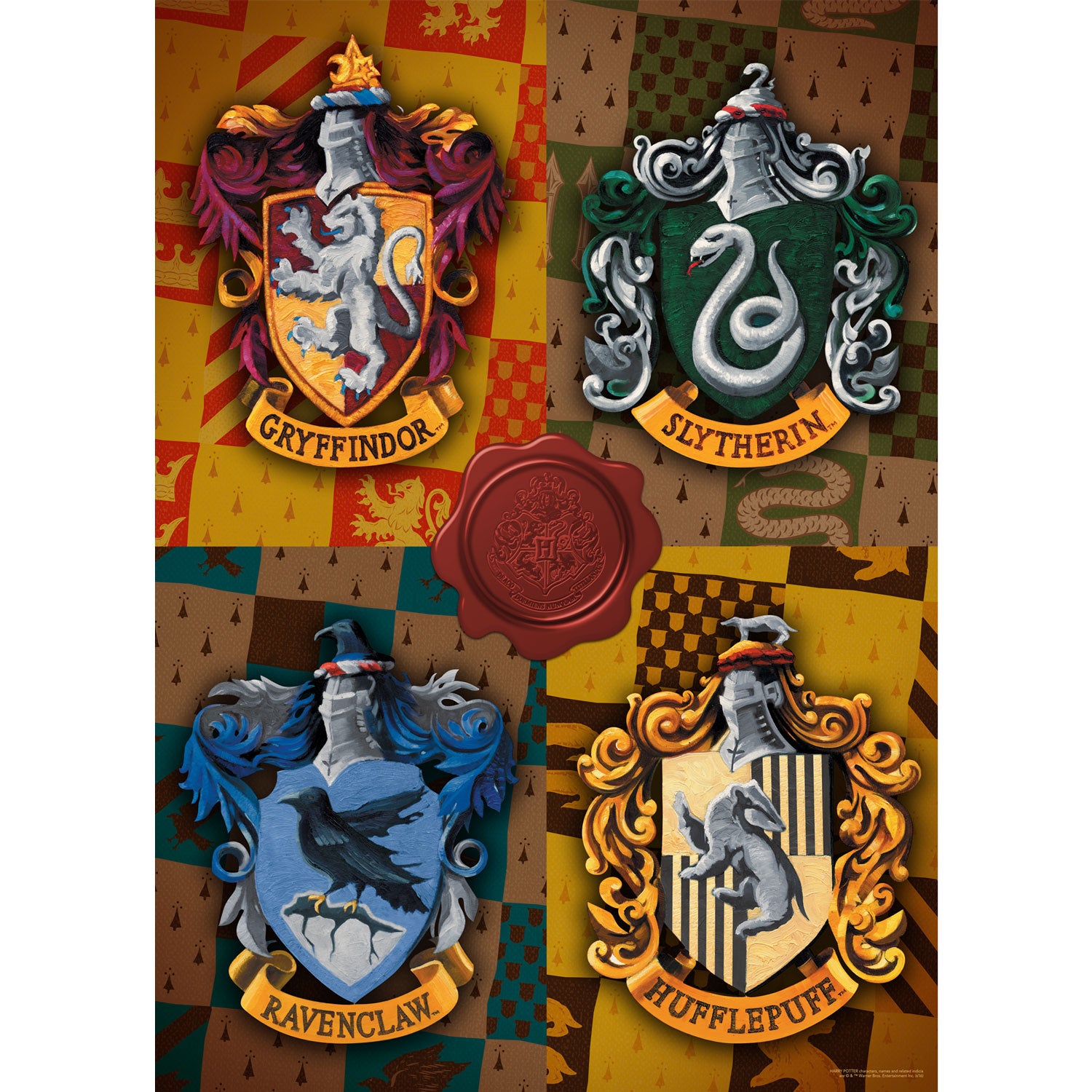 Harry Potter Crests 1000 Piece Puzzle