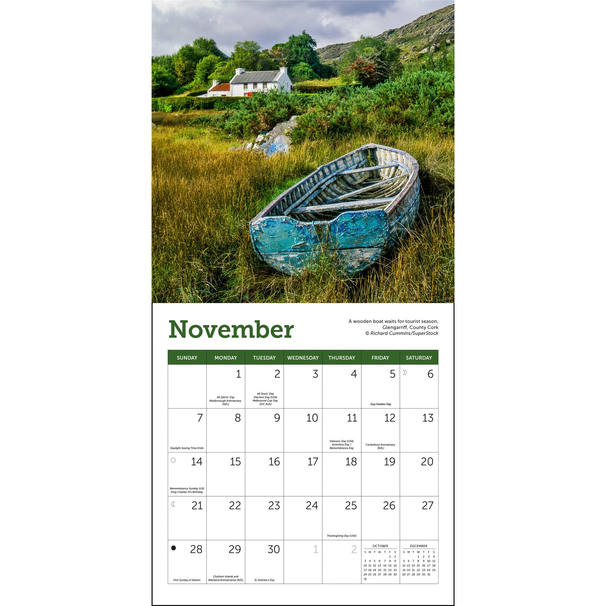 Ireland 2027 Mini Calendar