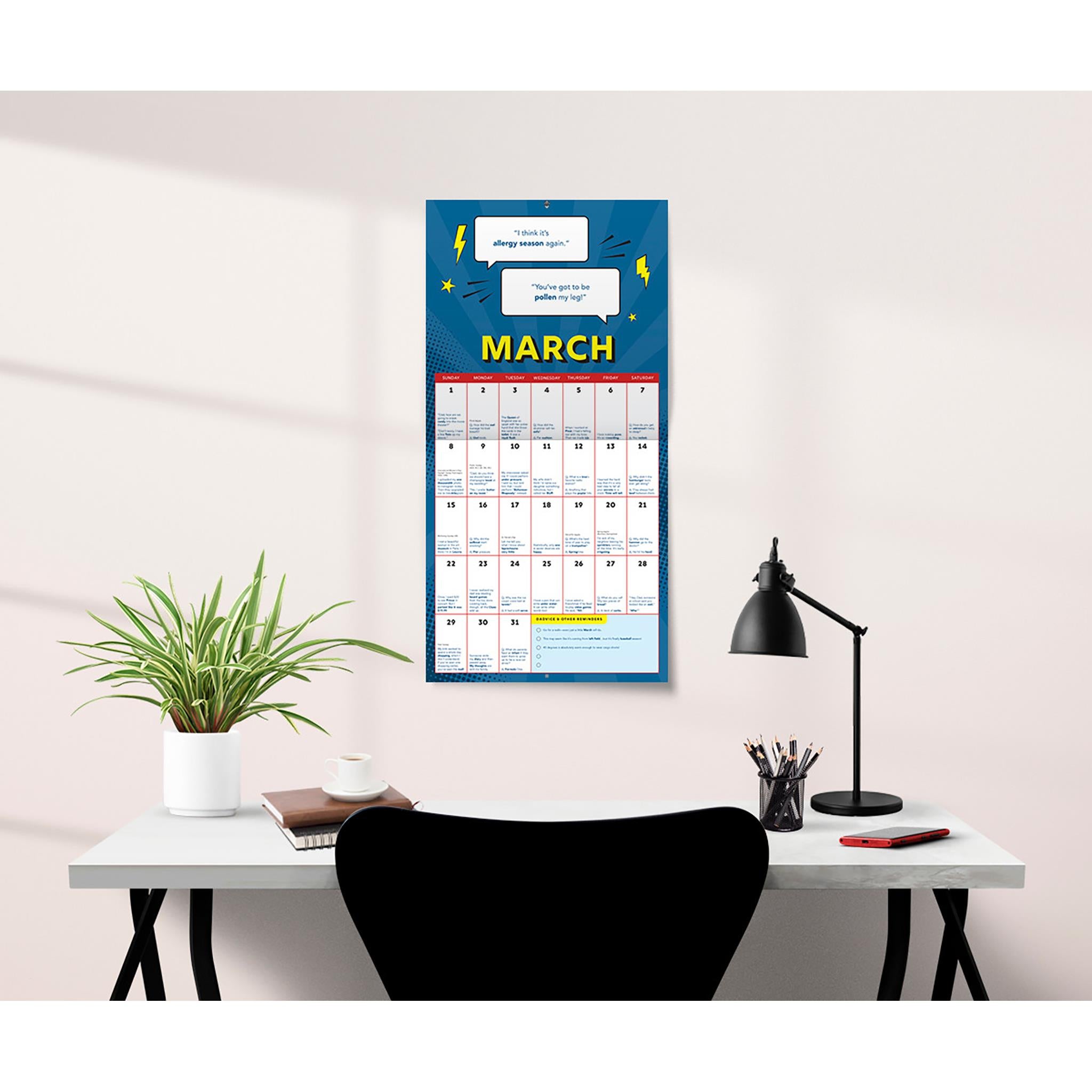 Dad Jokes 2026 Wall Calendar - Online Only