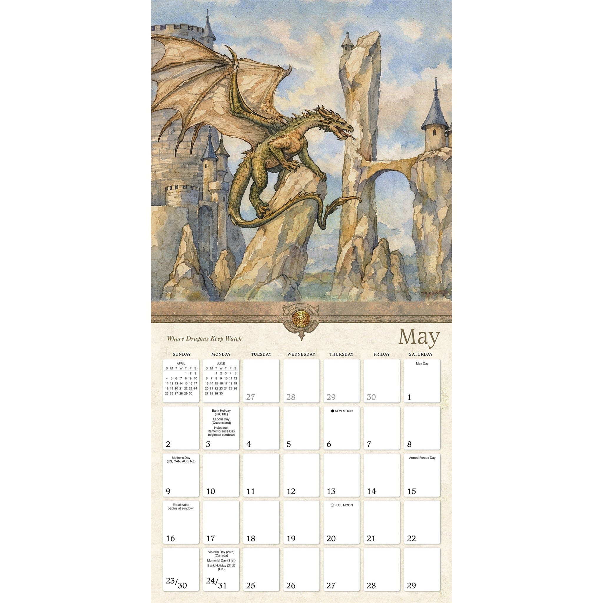Dragons 2027 Wall Calendar - Online Only