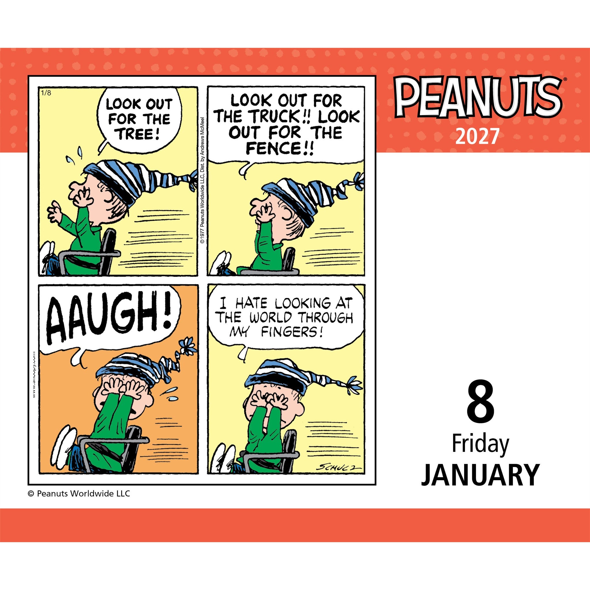 Peanuts® 2027 Box Calendar