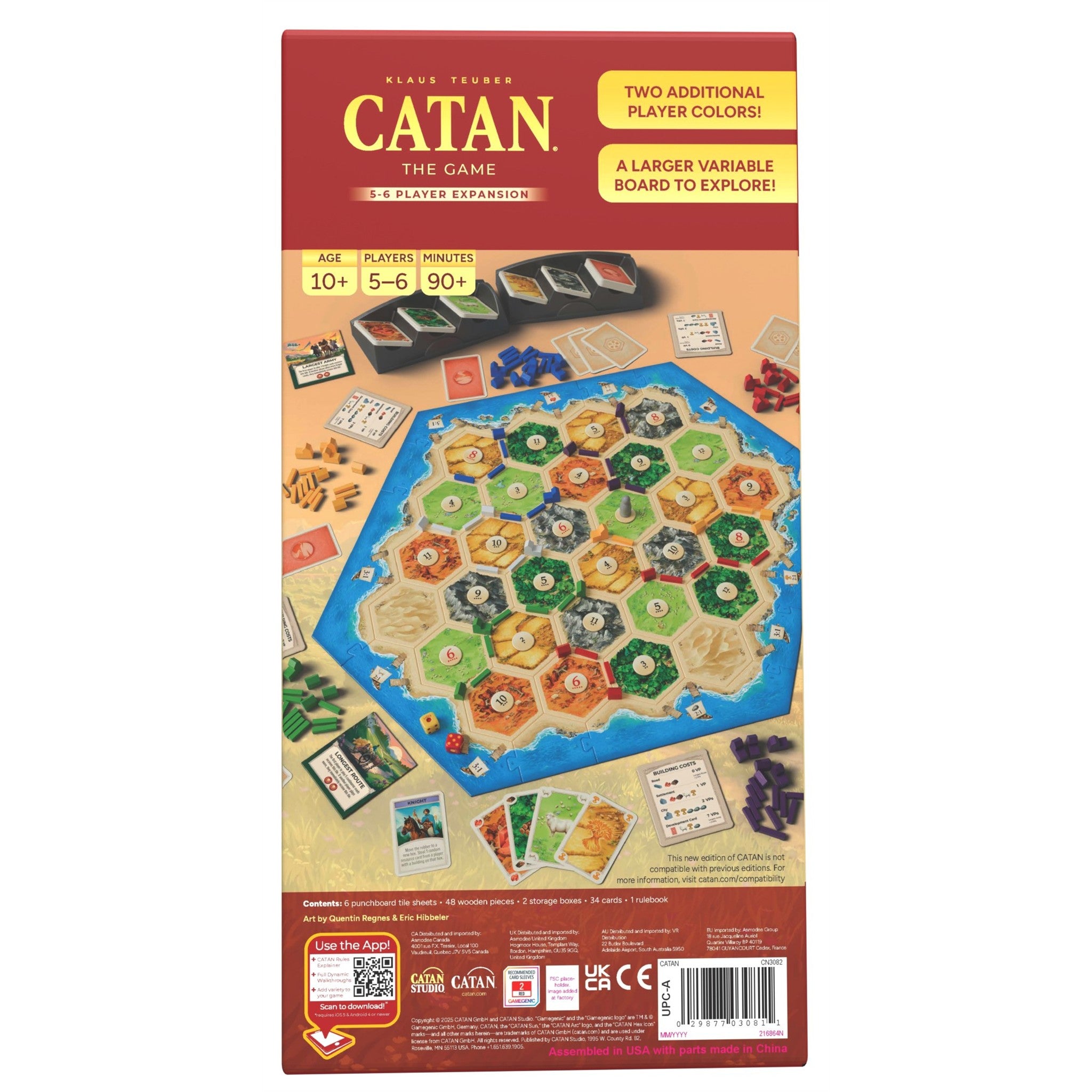 5-6 Players CATAN Expansion 6th Edition - Calendar Club Canada
