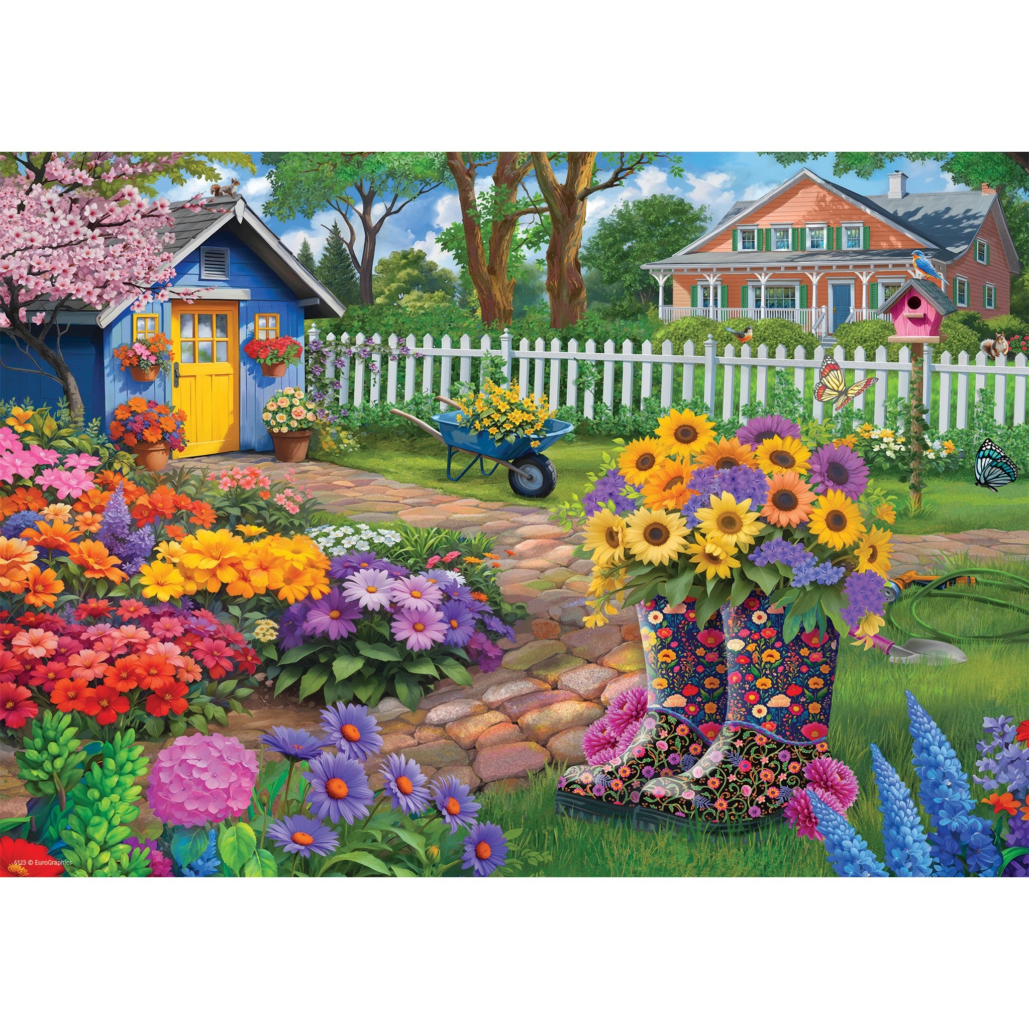 Flower Boots 48 Piece Puzzle
