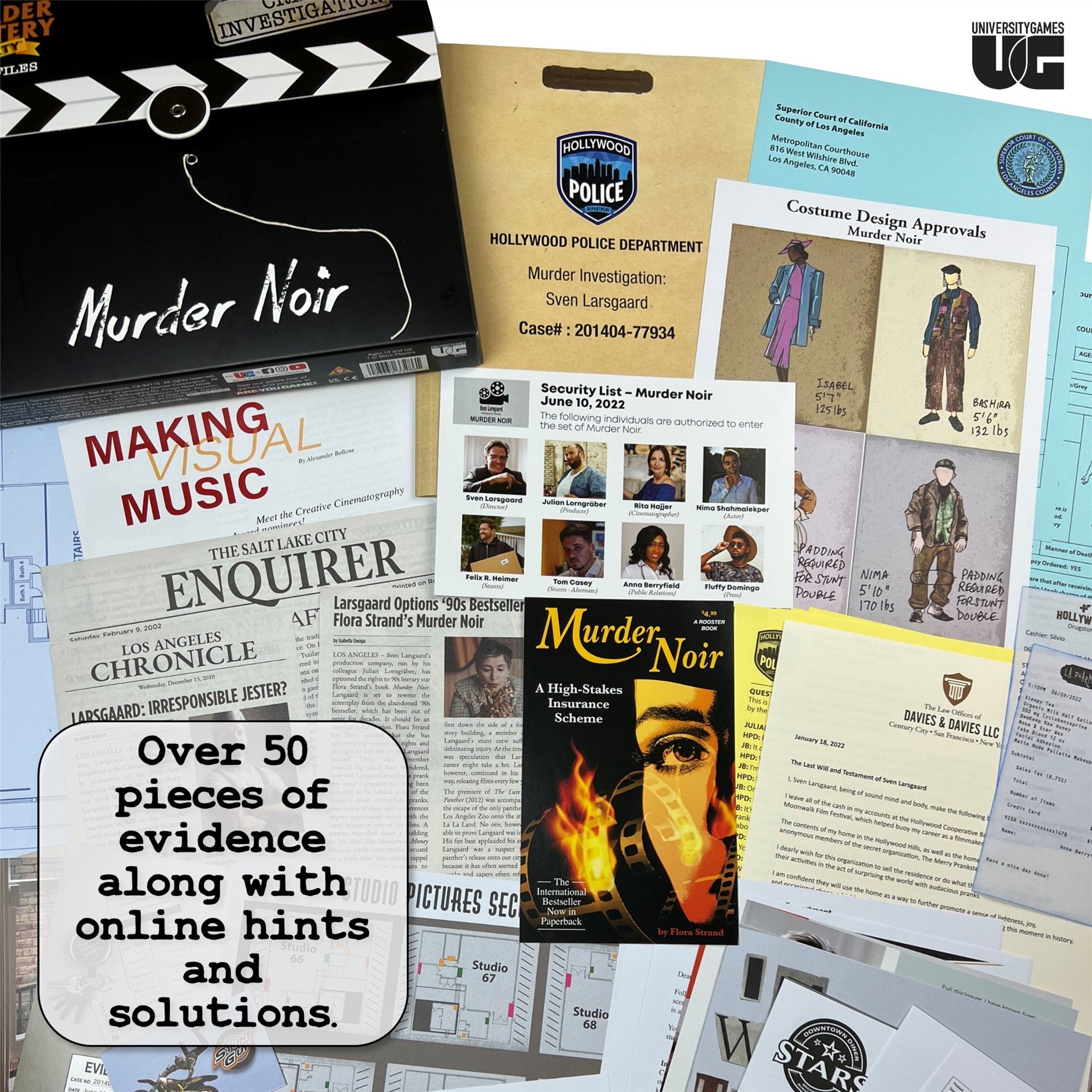 Murder Noir Murder Mystery Case File