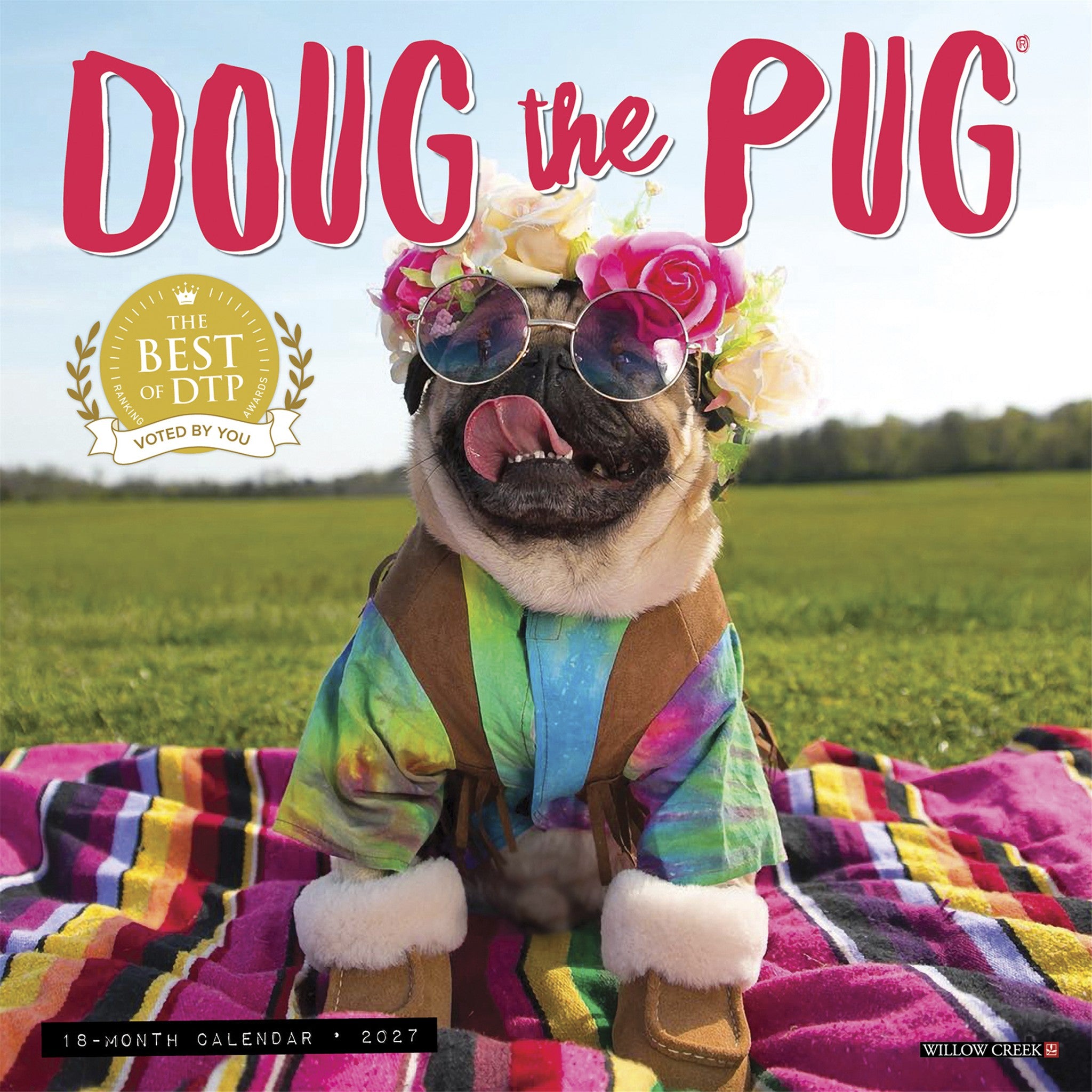 Doug the Pug 2027 Mini Calendar
