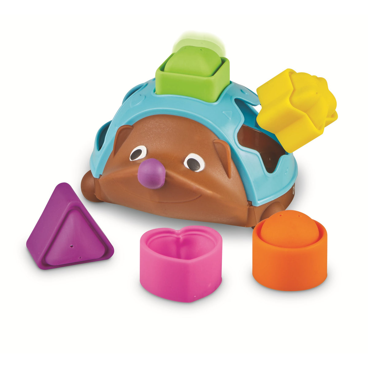 Spike the Fine Motor Hedgehog Poppin' Shapes Sorter