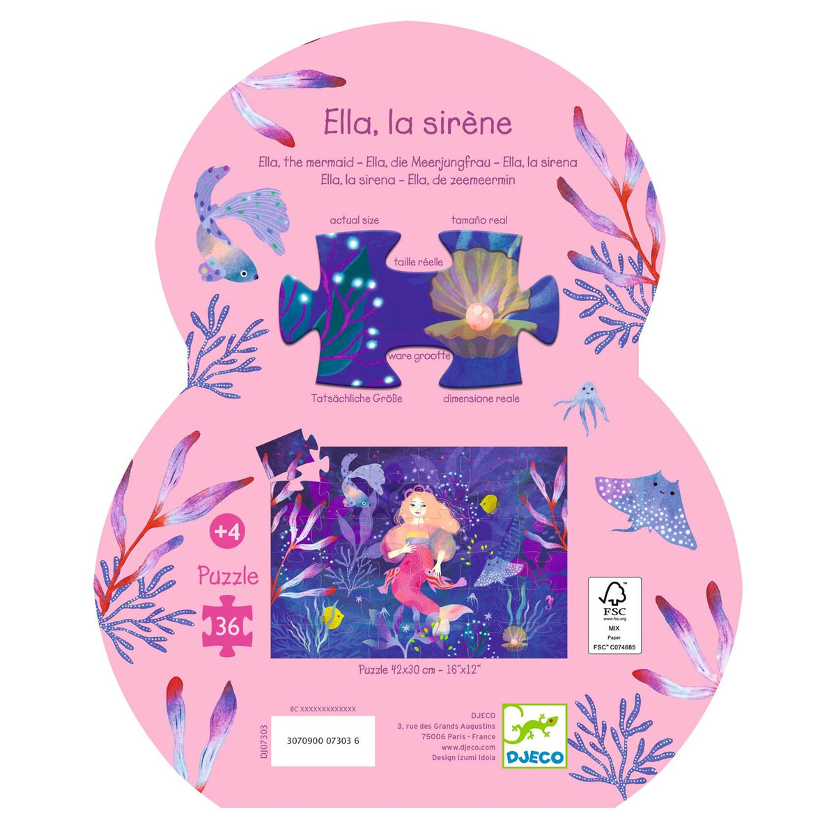 Ella The Mermaid 36 Piece Puzzle