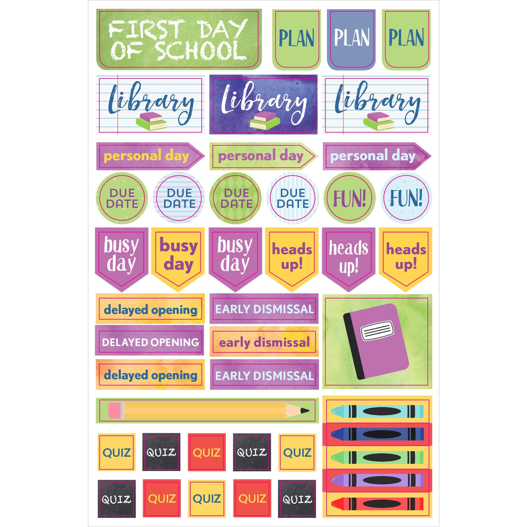 Teacher Planner Stickers
