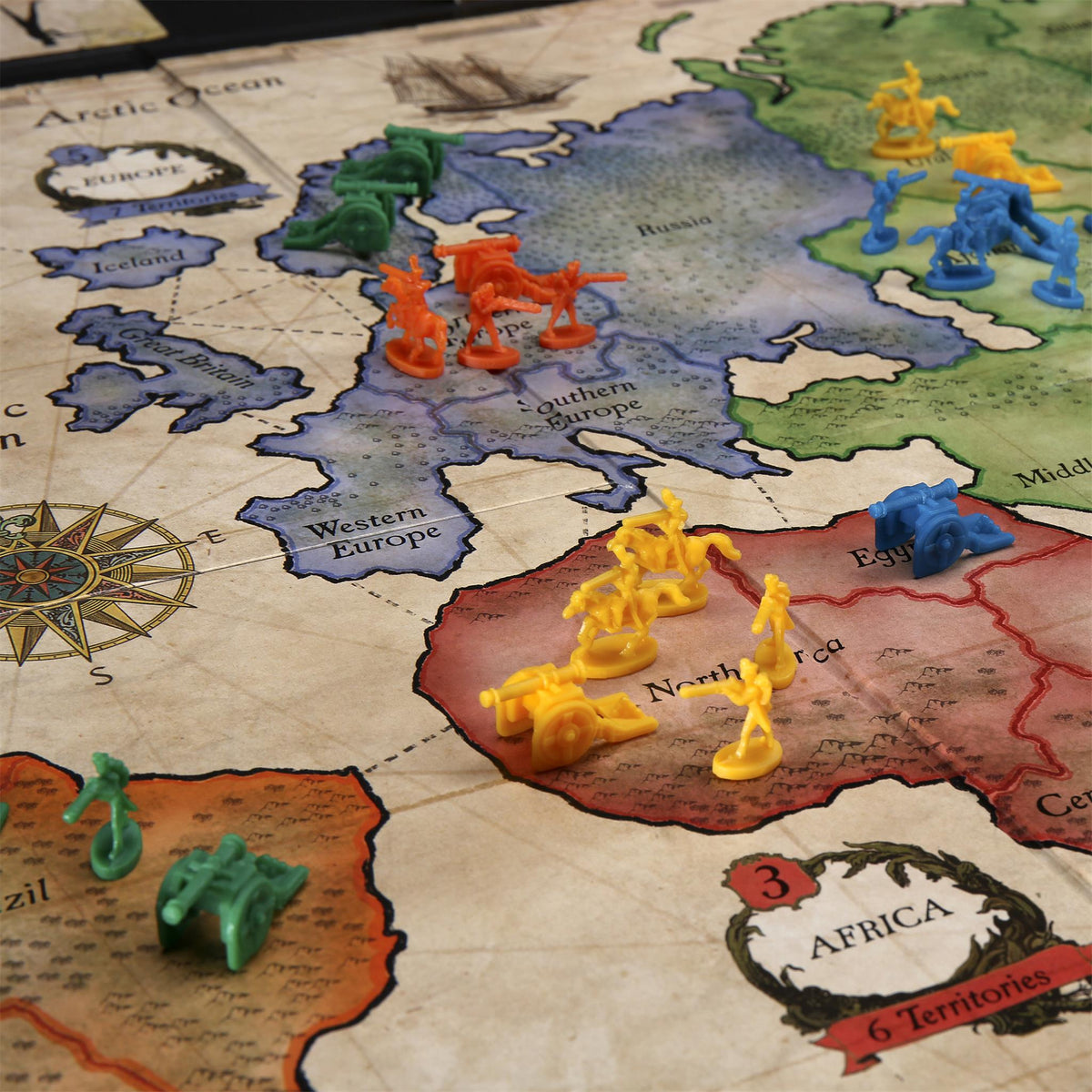 All Risk Game Editions Risk Game Classic Edition by Hasbro - Calendar Club 630509442669
