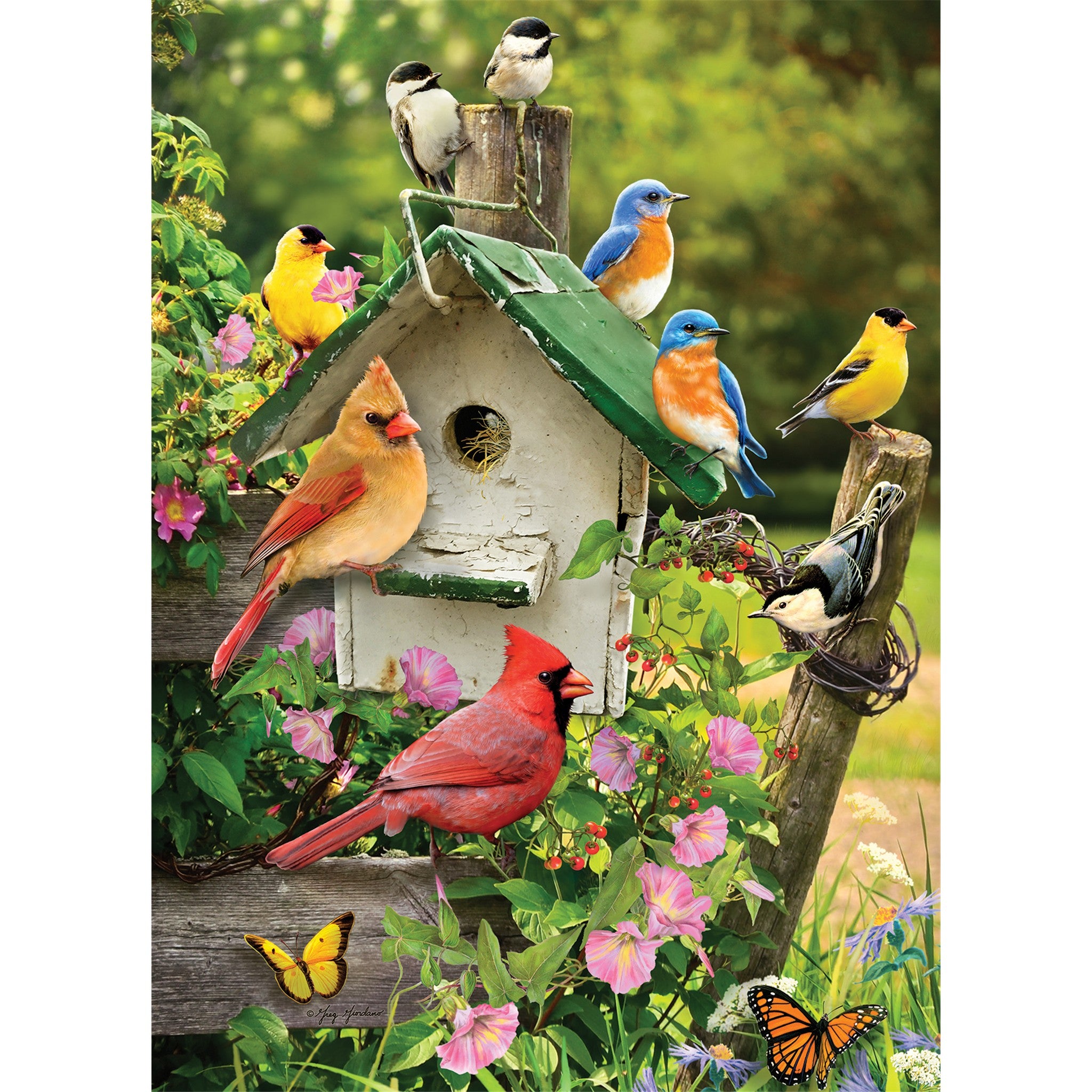 Summer Birdhouse 500 Piece Puzzle
