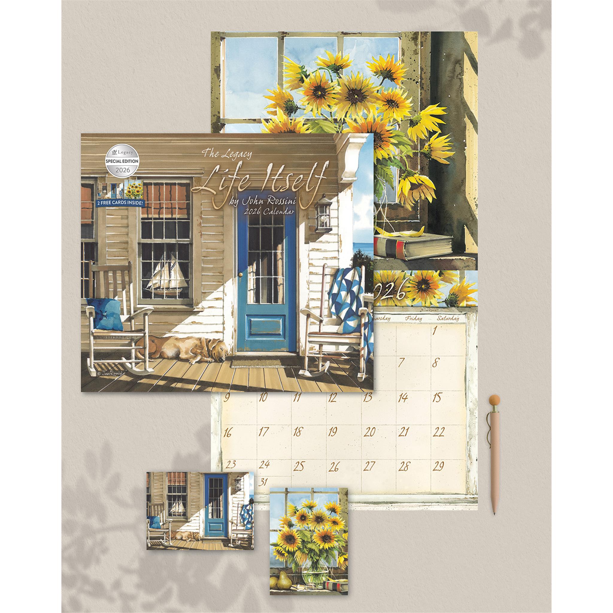 Life Itself 2026 Deluxe Special EditionWall Calendar with Cards