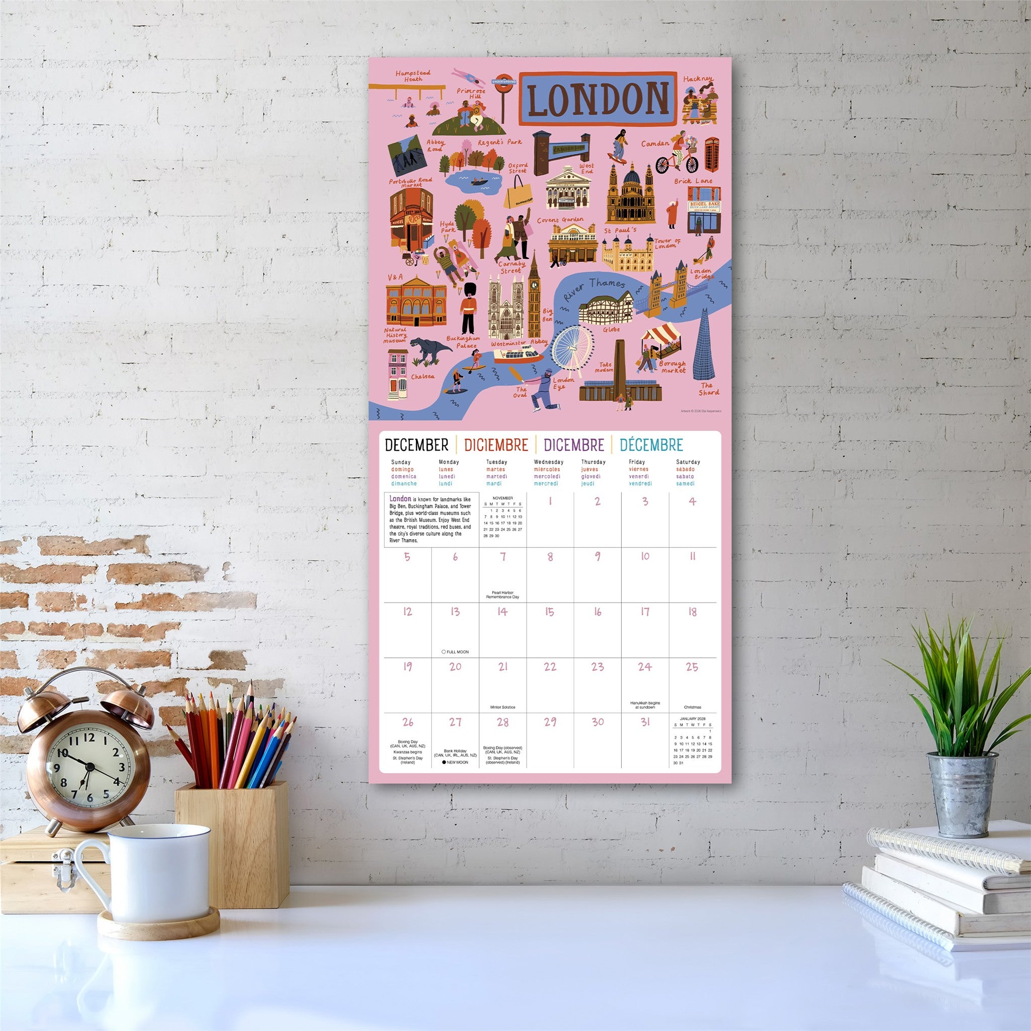 Drawn to Travel 2027 Wall Calendar - Online Only