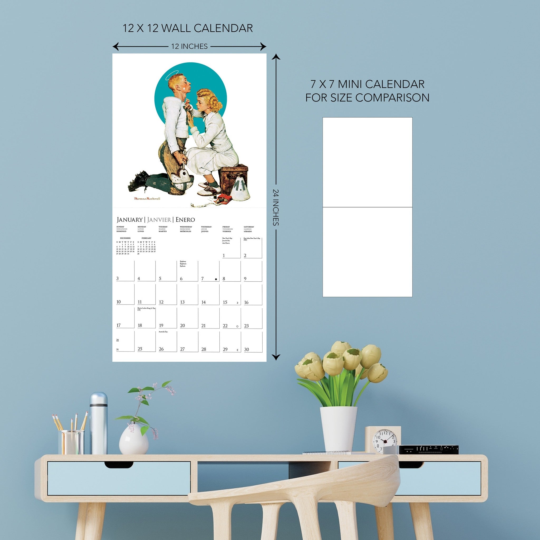 Saturday Evening Post 2027 Wall Calendar