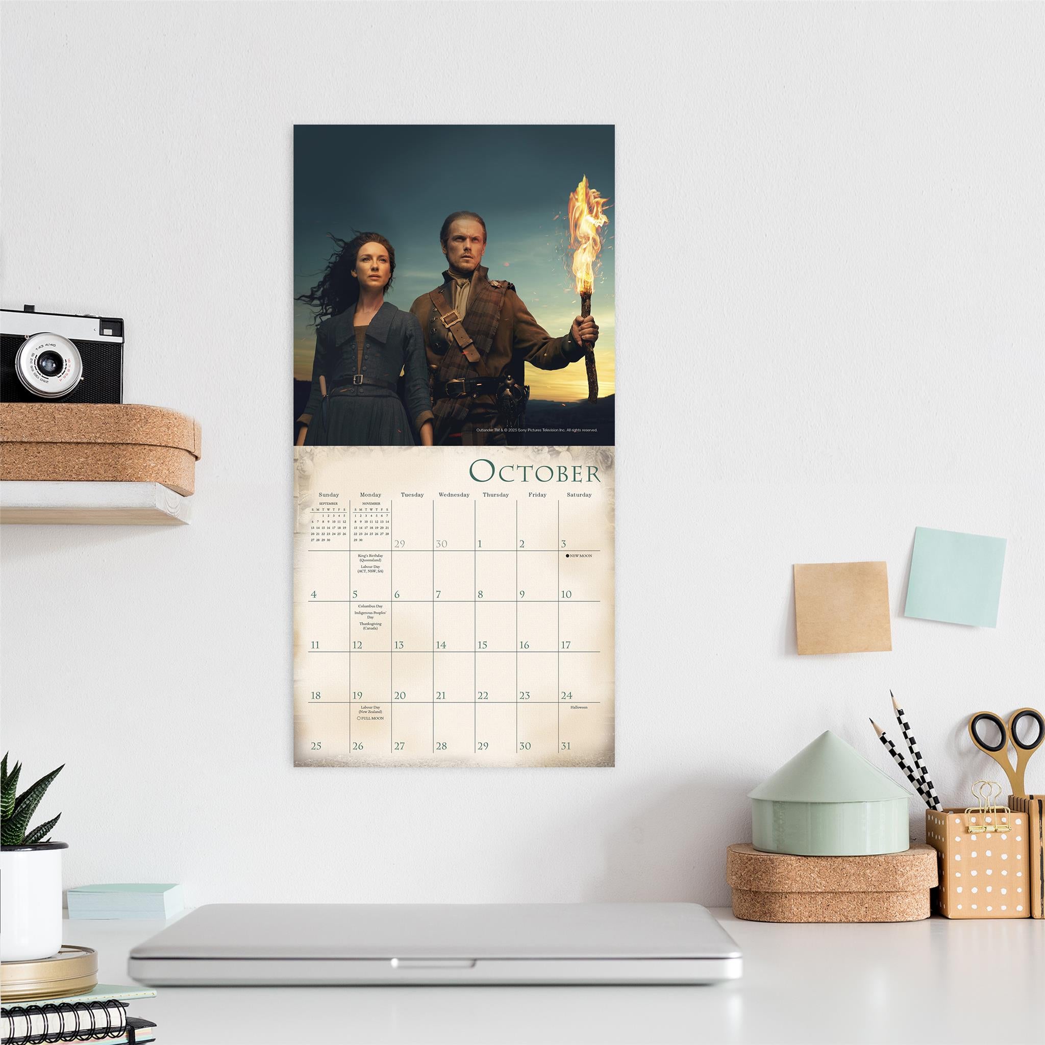Outlander 2026 Mini Calendar