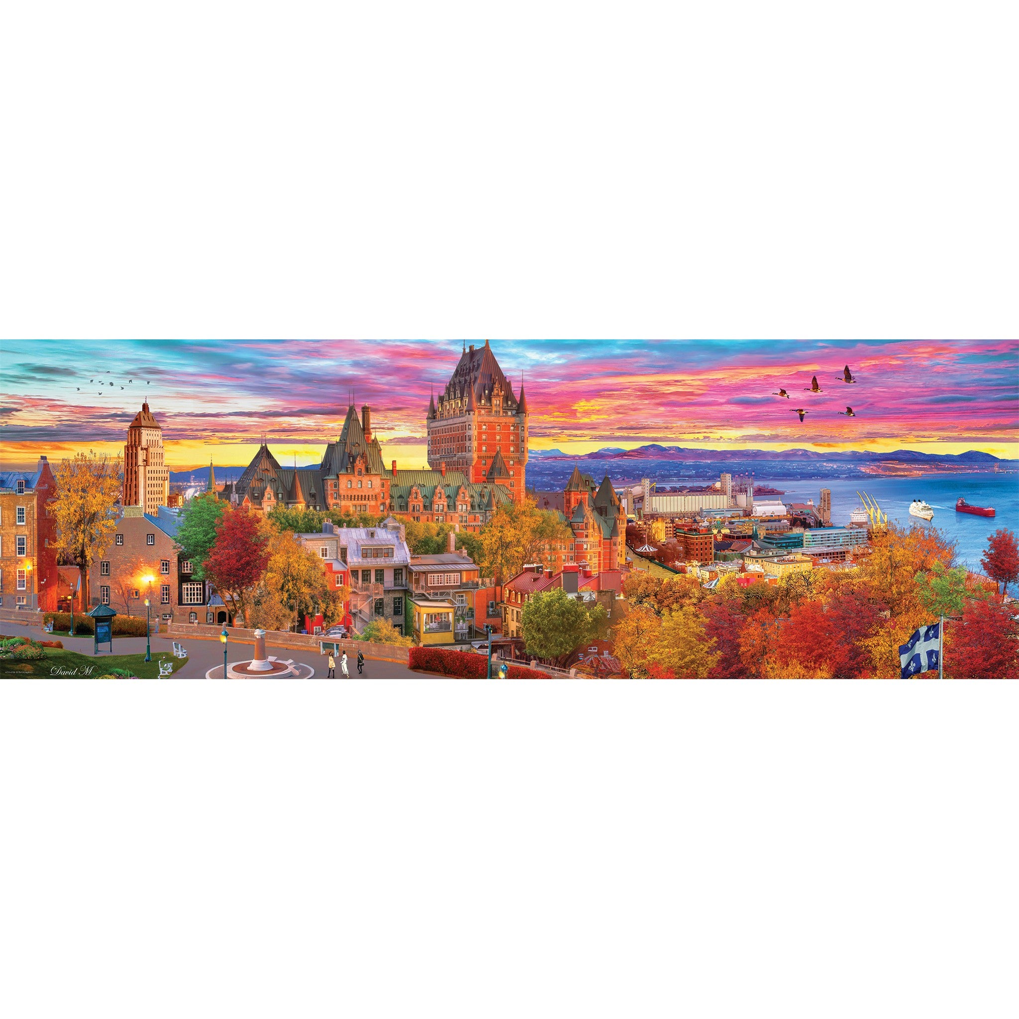 Quebec City Panoramic 1000 Piece Puzzle
