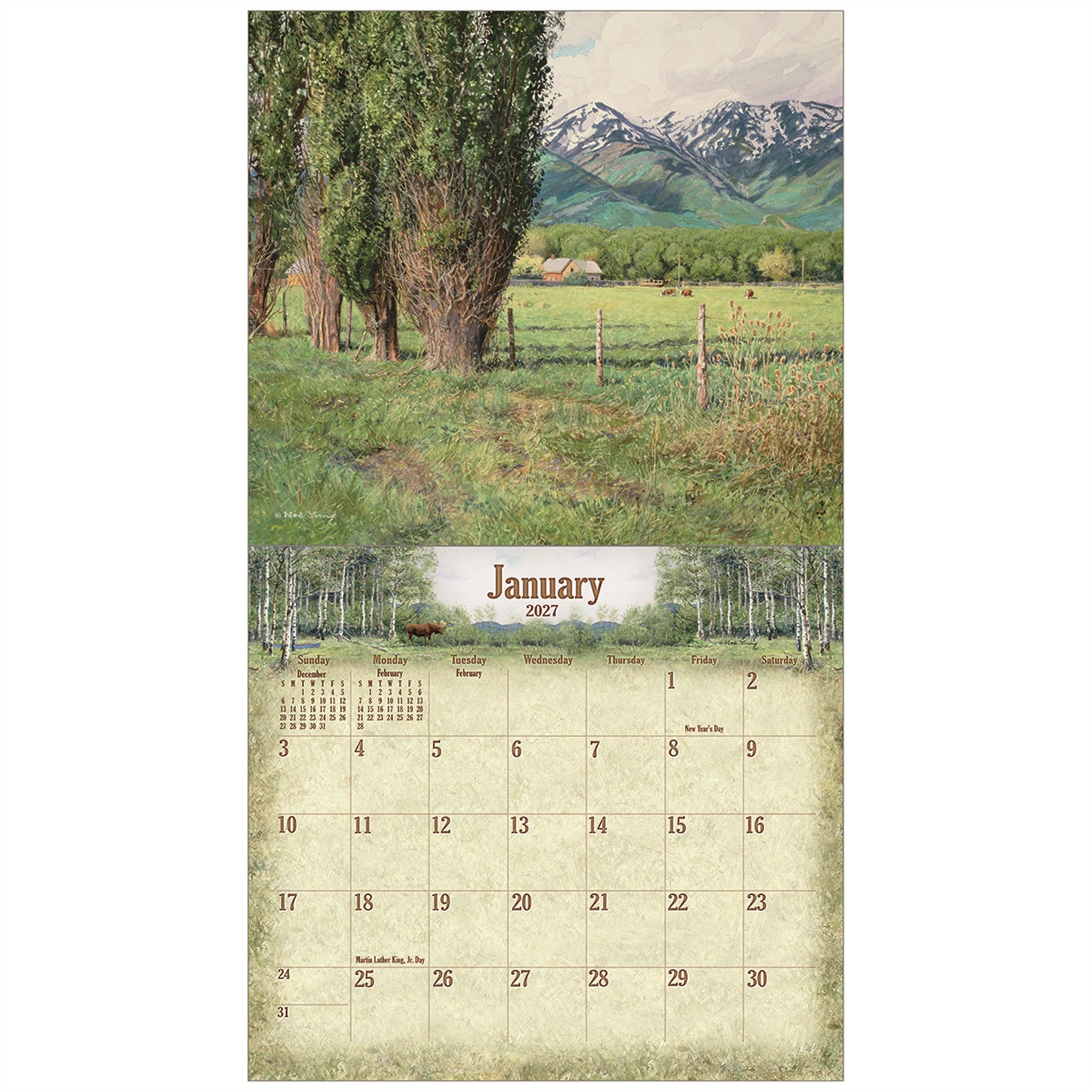 Woodland 2027 Wall Calendar