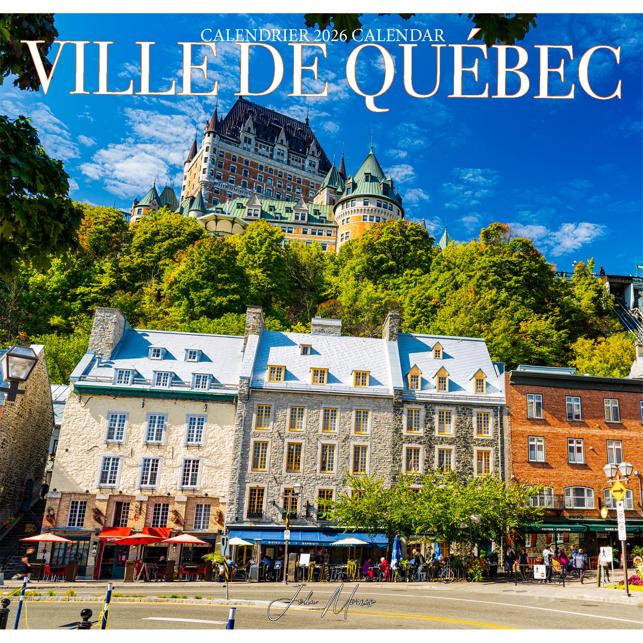 Ville De Quebec City 2026 Wall Calendar (French)