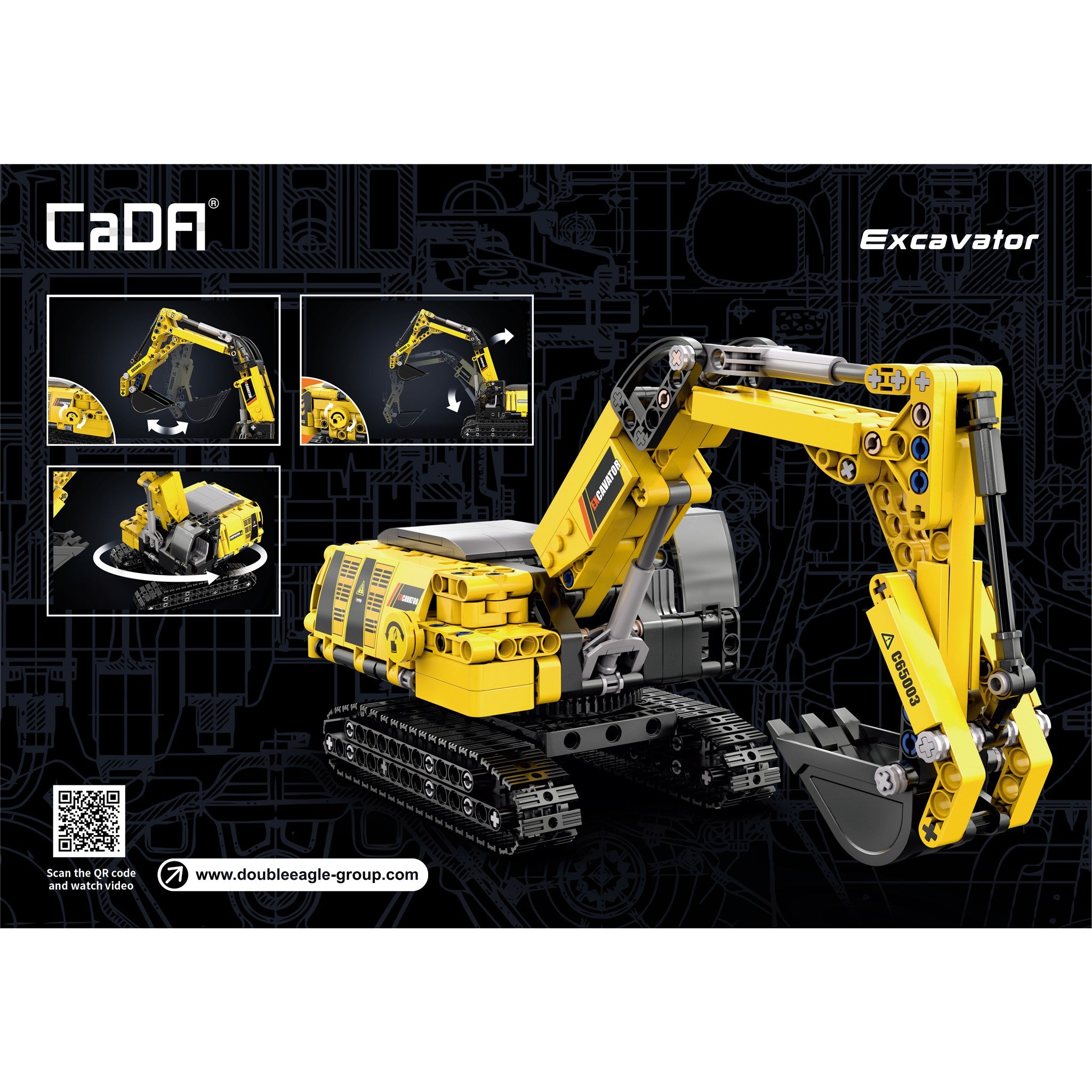 Excavator 467 Pieces