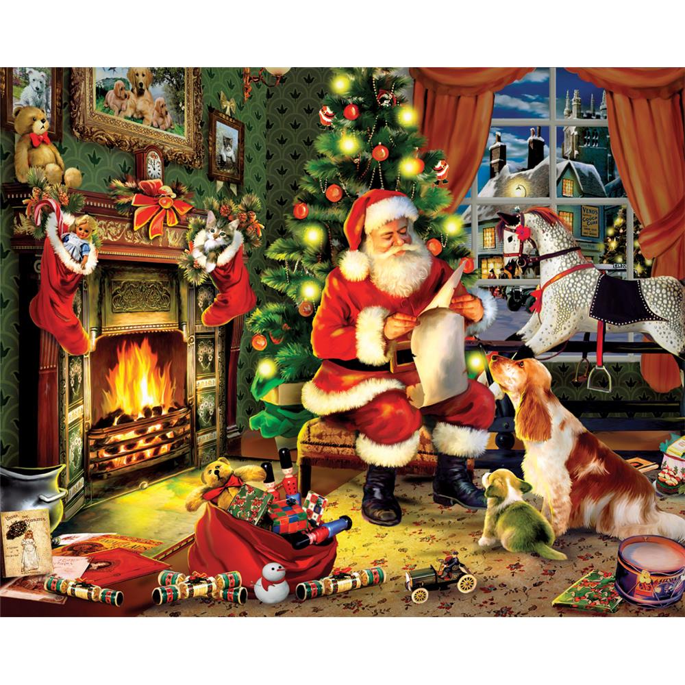 Santas List Jigsaw Puzzle (300 Piece) - Online Exclusive