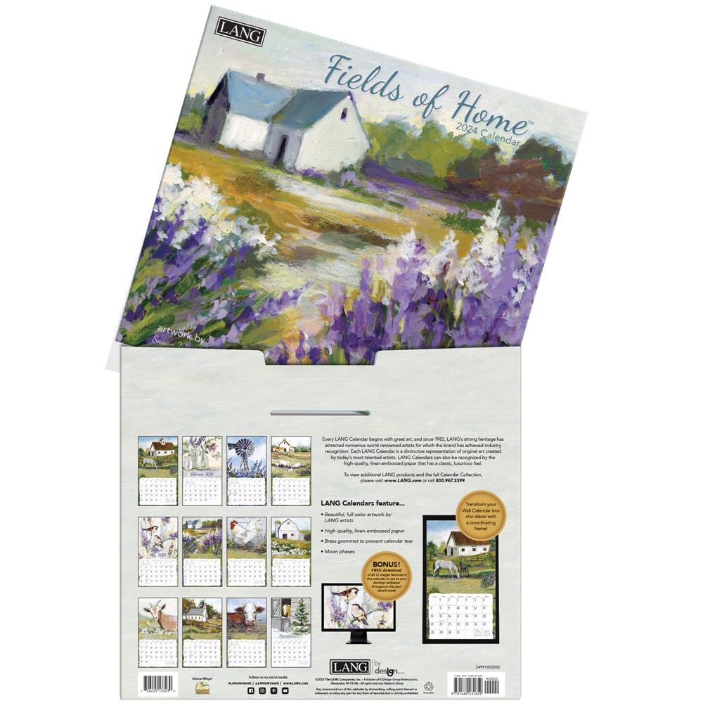 Fields Of Home 2024 Wall Calendar - Online Exclusive product image