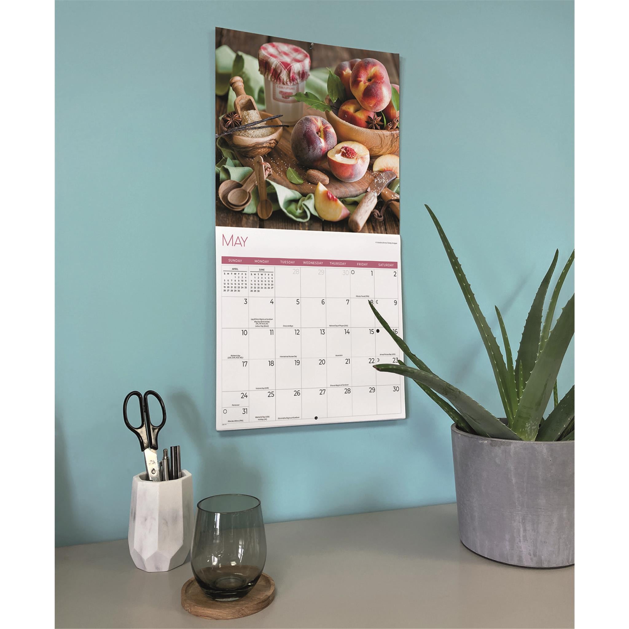 Kitchen 2026 Wall Calendar