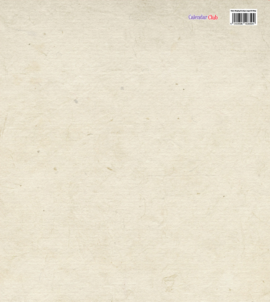 Retro Shipping Envelope Large Gift Wrap 2026