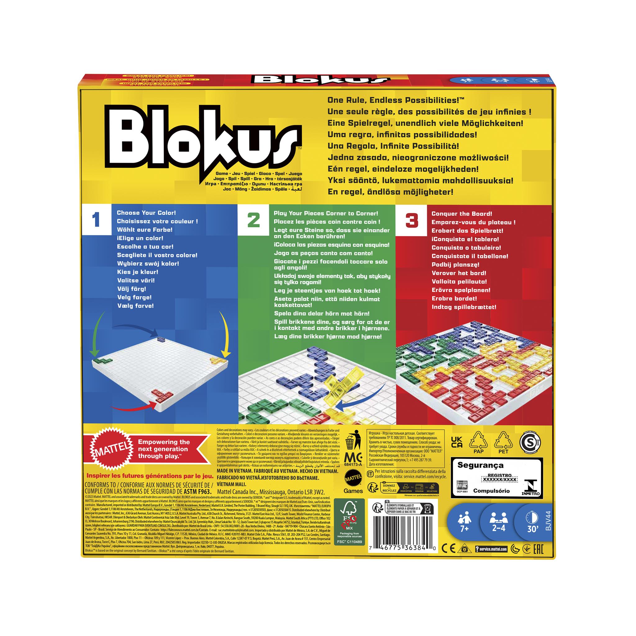 Blokus Strategy Game - Calendar Club Canada