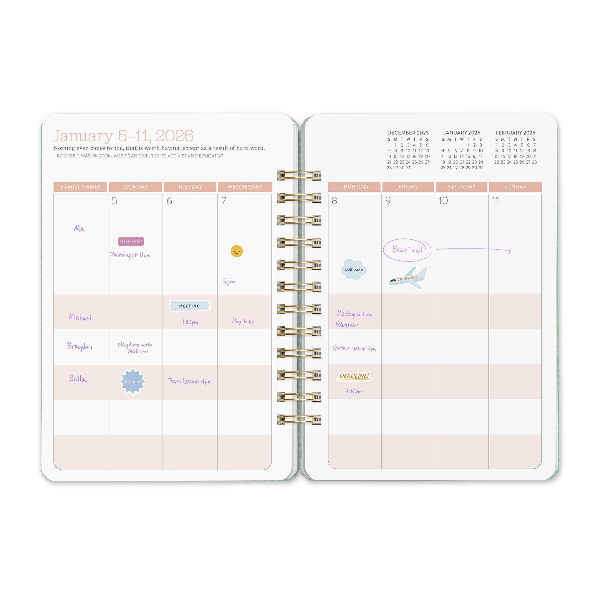 Fruit And Flora Do It All 2025-2026 Planner Calendar - Online Exclusive